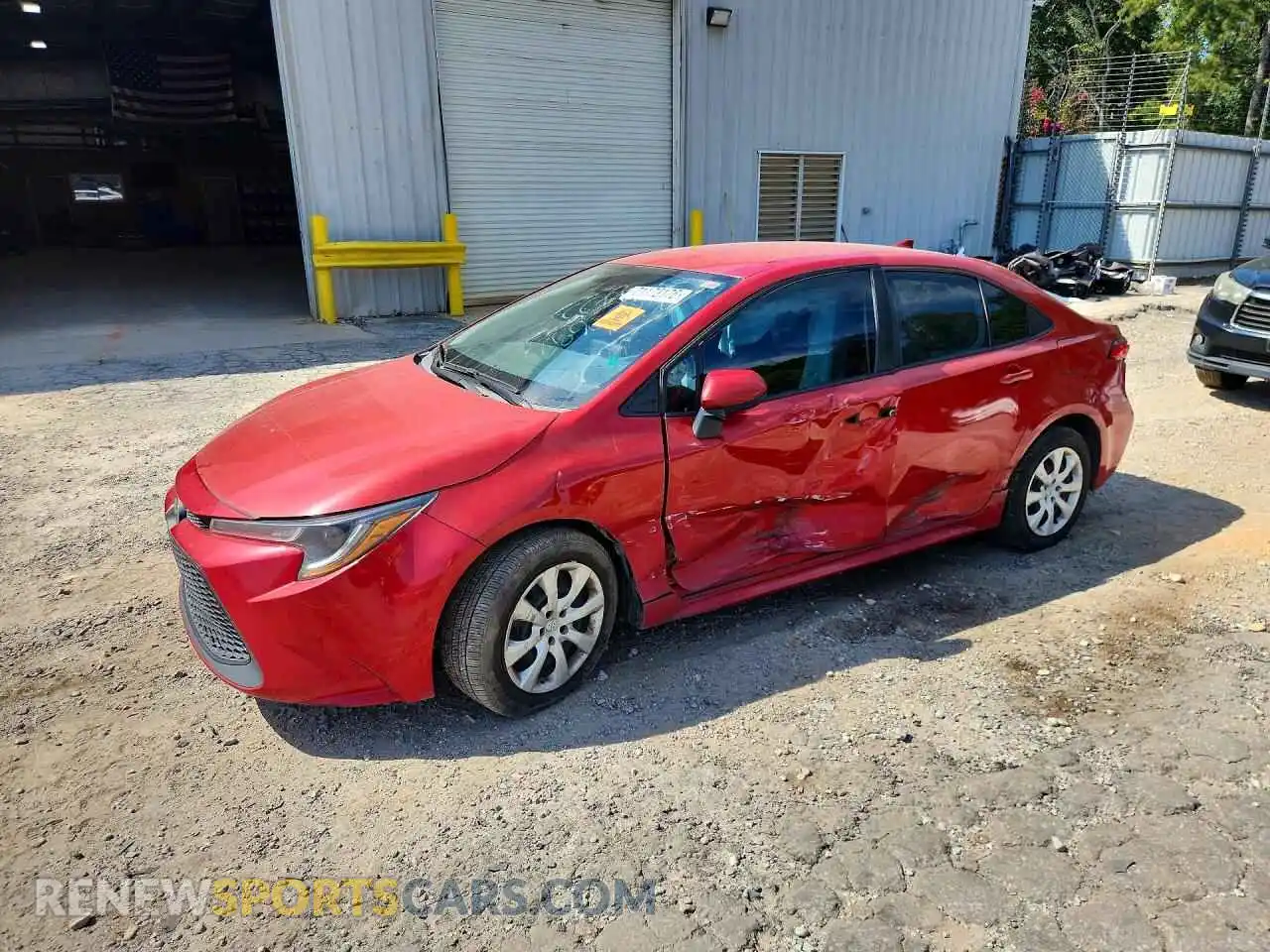 1 Photograph of a damaged car 5YFEPMAE6MP269053 TOYOTA COROLLA 2021