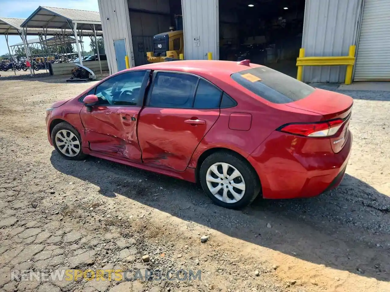2 Photograph of a damaged car 5YFEPMAE6MP269053 TOYOTA COROLLA 2021