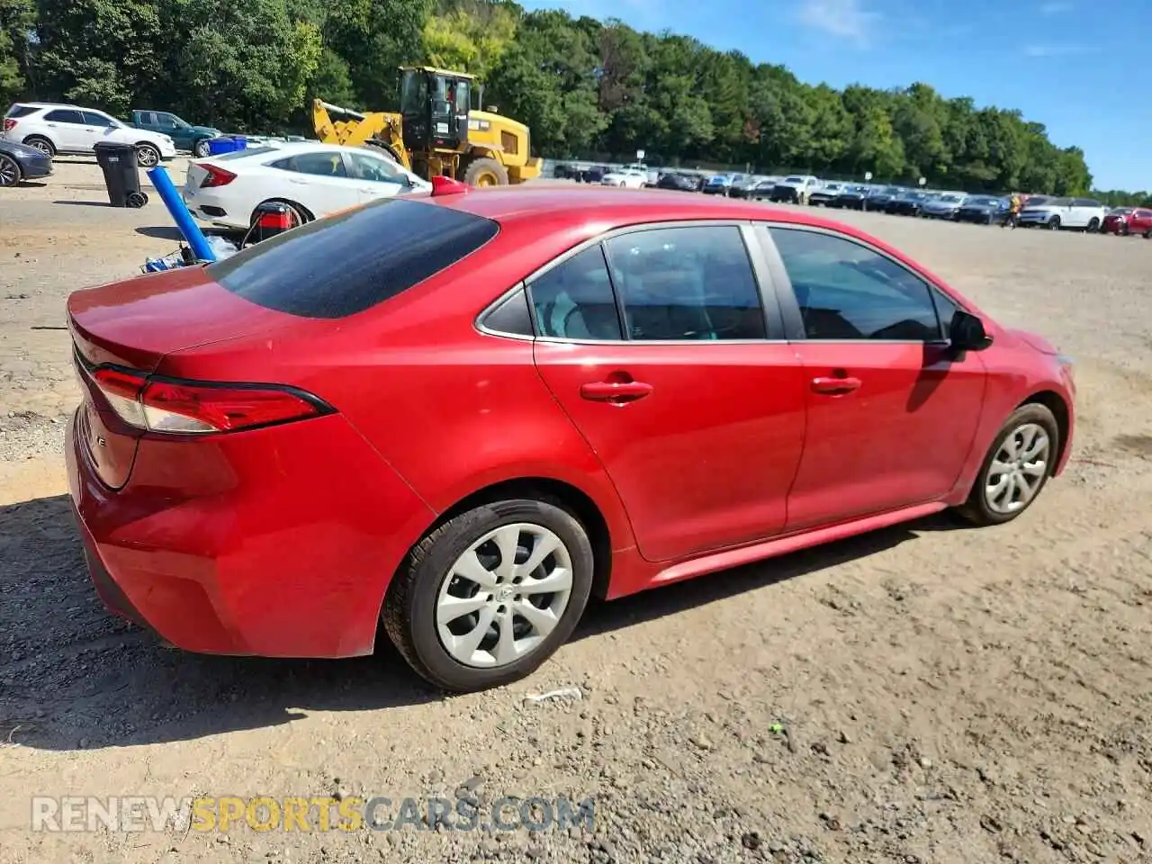 3 Photograph of a damaged car 5YFEPMAE6MP269053 TOYOTA COROLLA 2021