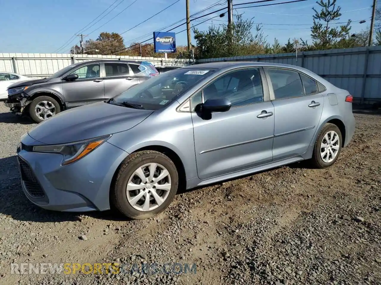 1 Фотография поврежденного автомобиля 5YFEPMAE6MP270591 TOYOTA COROLLA 2021