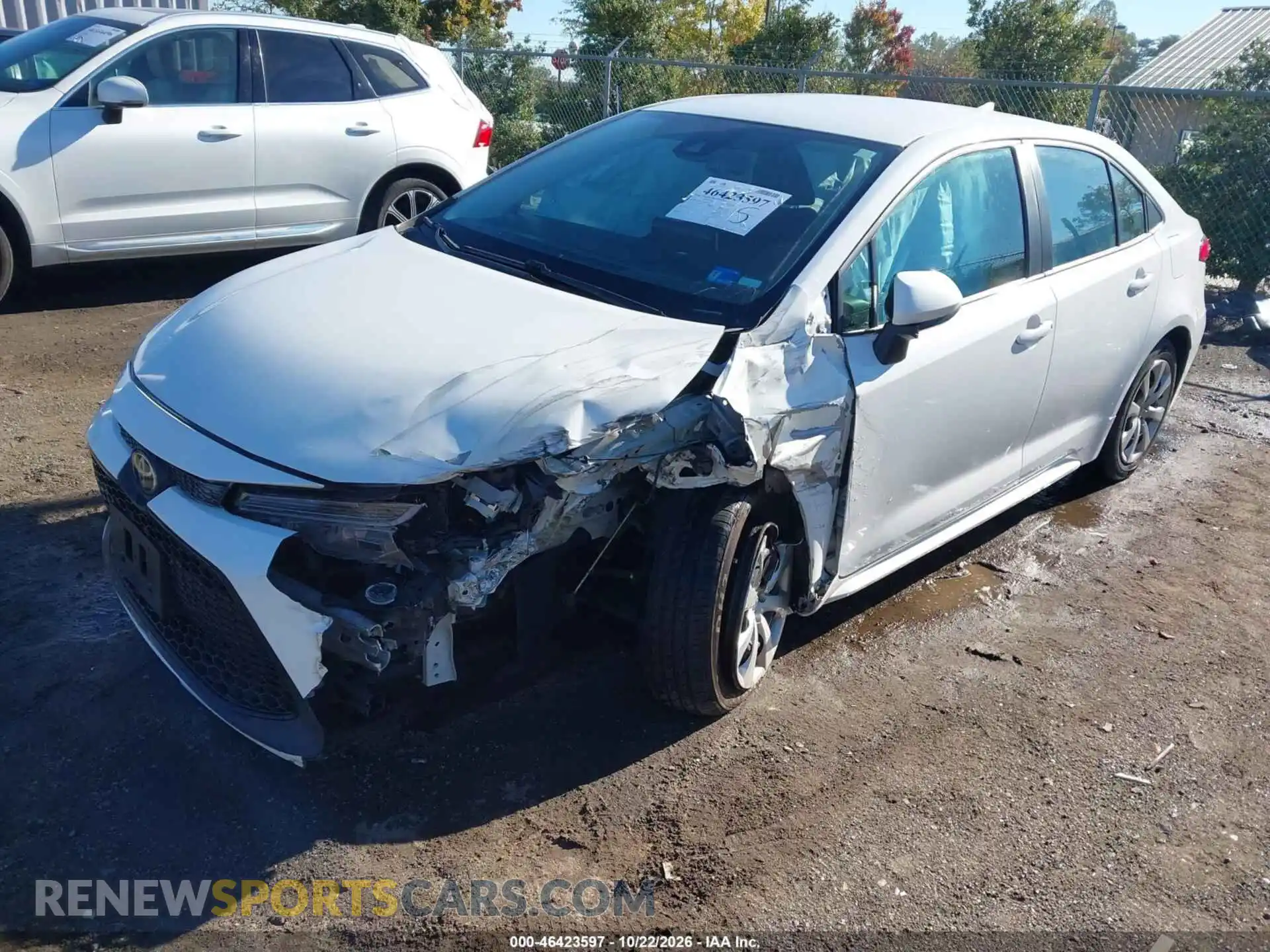 2 Photograph of a damaged car 5YFEPMAE7MP151061 TOYOTA COROLLA 2021