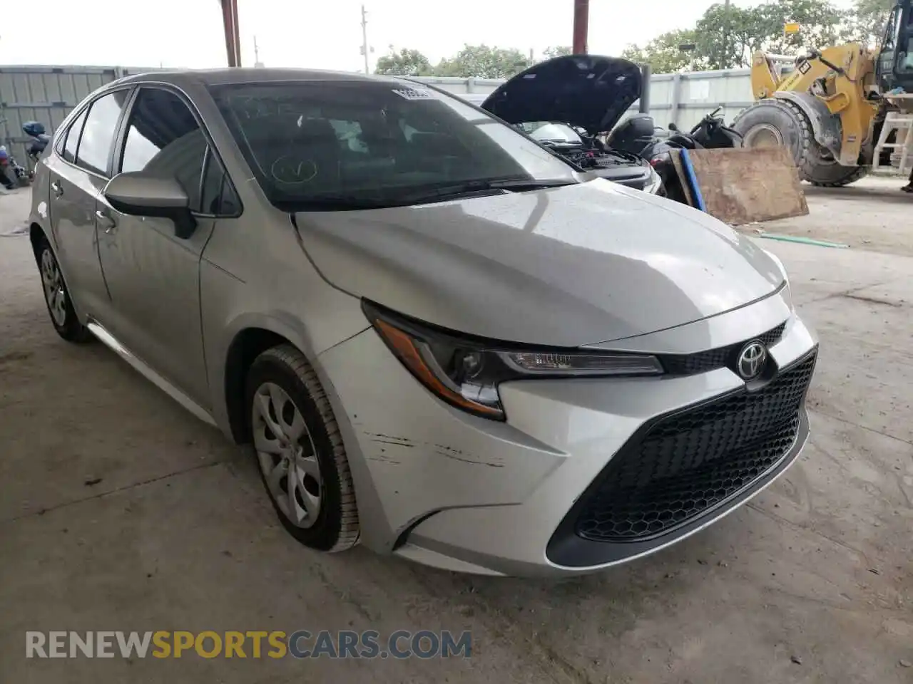 1 Photograph of a damaged car 5YFEPMAE7MP151741 TOYOTA COROLLA 2021