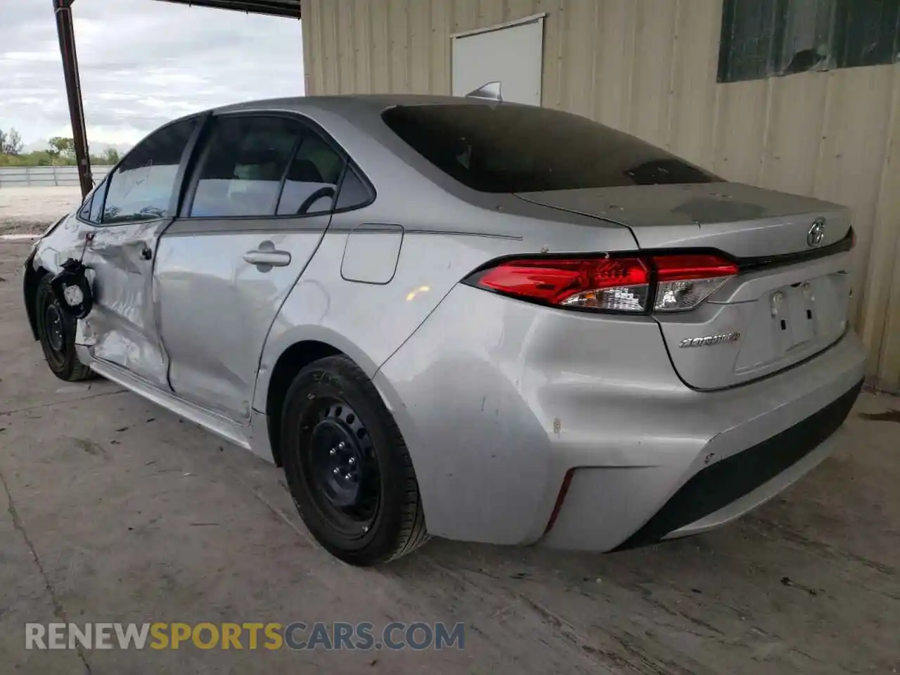 3 Photograph of a damaged car 5YFEPMAE7MP151741 TOYOTA COROLLA 2021