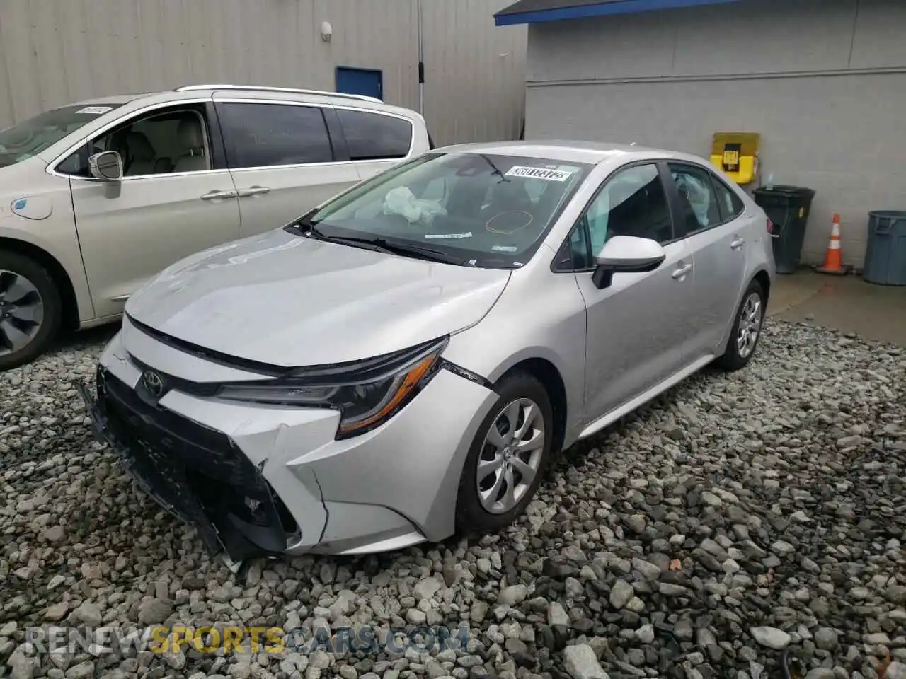 2 Фотография поврежденного автомобиля 5YFEPMAE7MP154459 TOYOTA COROLLA 2021