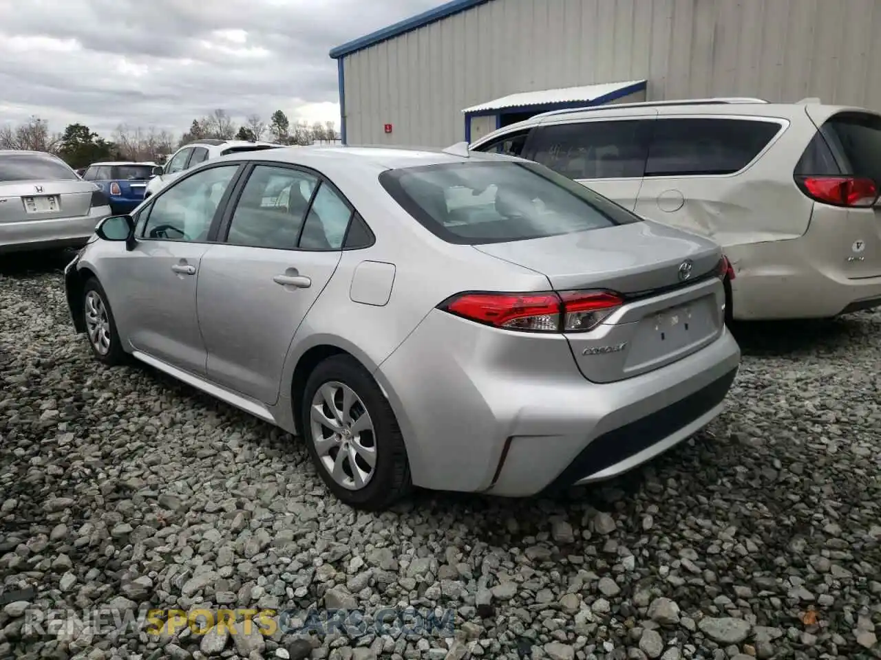 3 Фотография поврежденного автомобиля 5YFEPMAE7MP154459 TOYOTA COROLLA 2021
