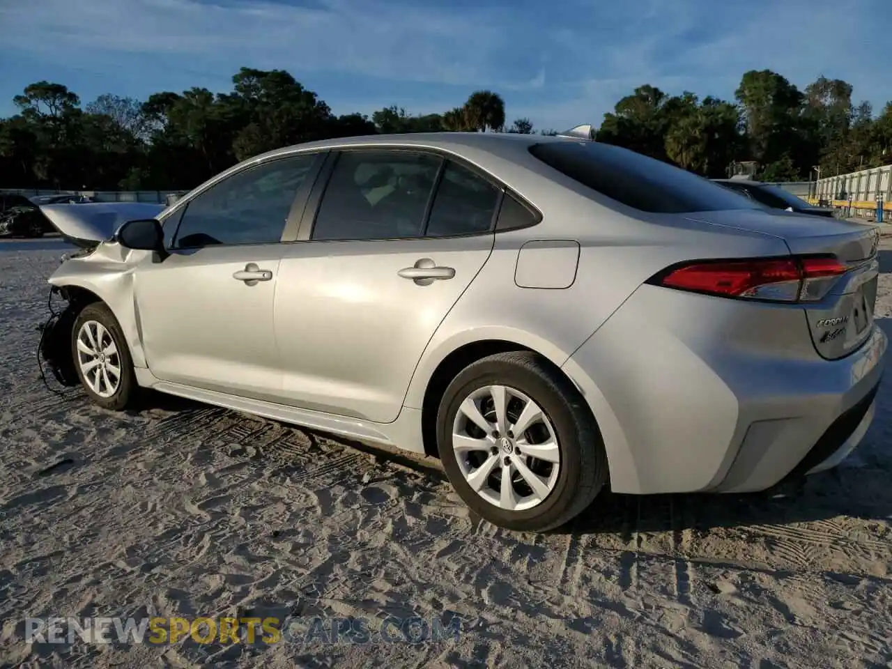 2 Photograph of a damaged car 5YFEPMAE7MP158155 TOYOTA COROLLA 2021