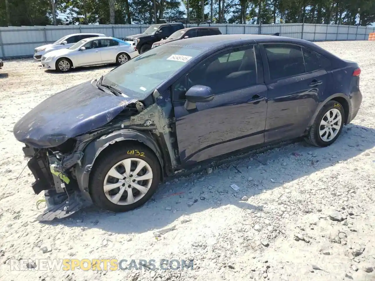 1 Photograph of a damaged car 5YFEPMAE7MP160083 TOYOTA COROLLA 2021