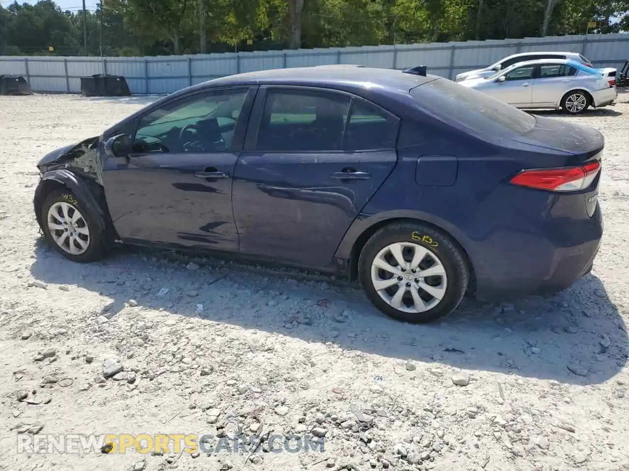 2 Photograph of a damaged car 5YFEPMAE7MP160083 TOYOTA COROLLA 2021