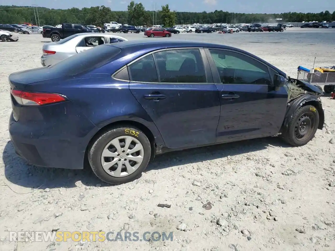 3 Photograph of a damaged car 5YFEPMAE7MP160083 TOYOTA COROLLA 2021