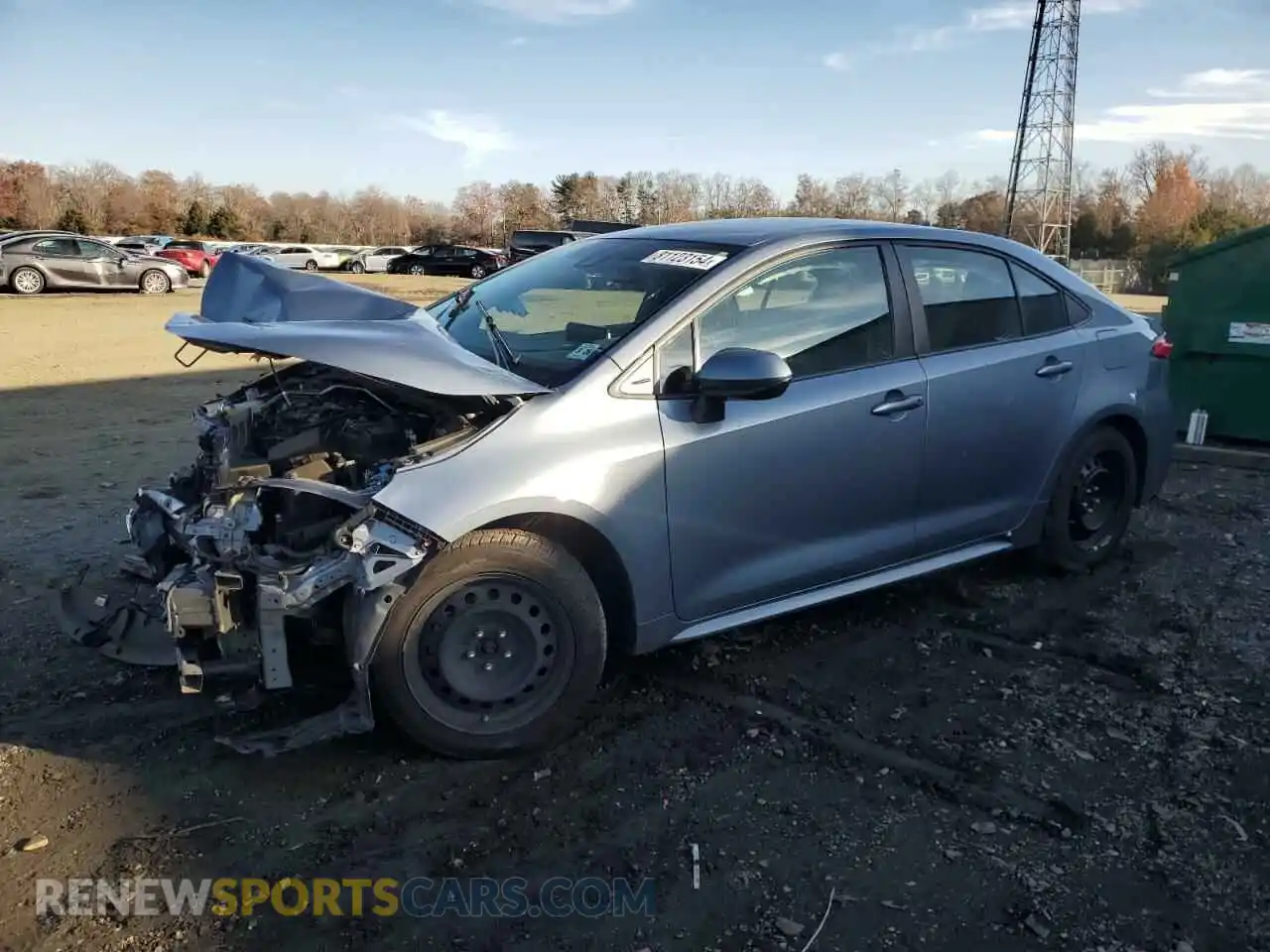 1 Photograph of a damaged car 5YFEPMAE7MP161718 TOYOTA COROLLA 2021
