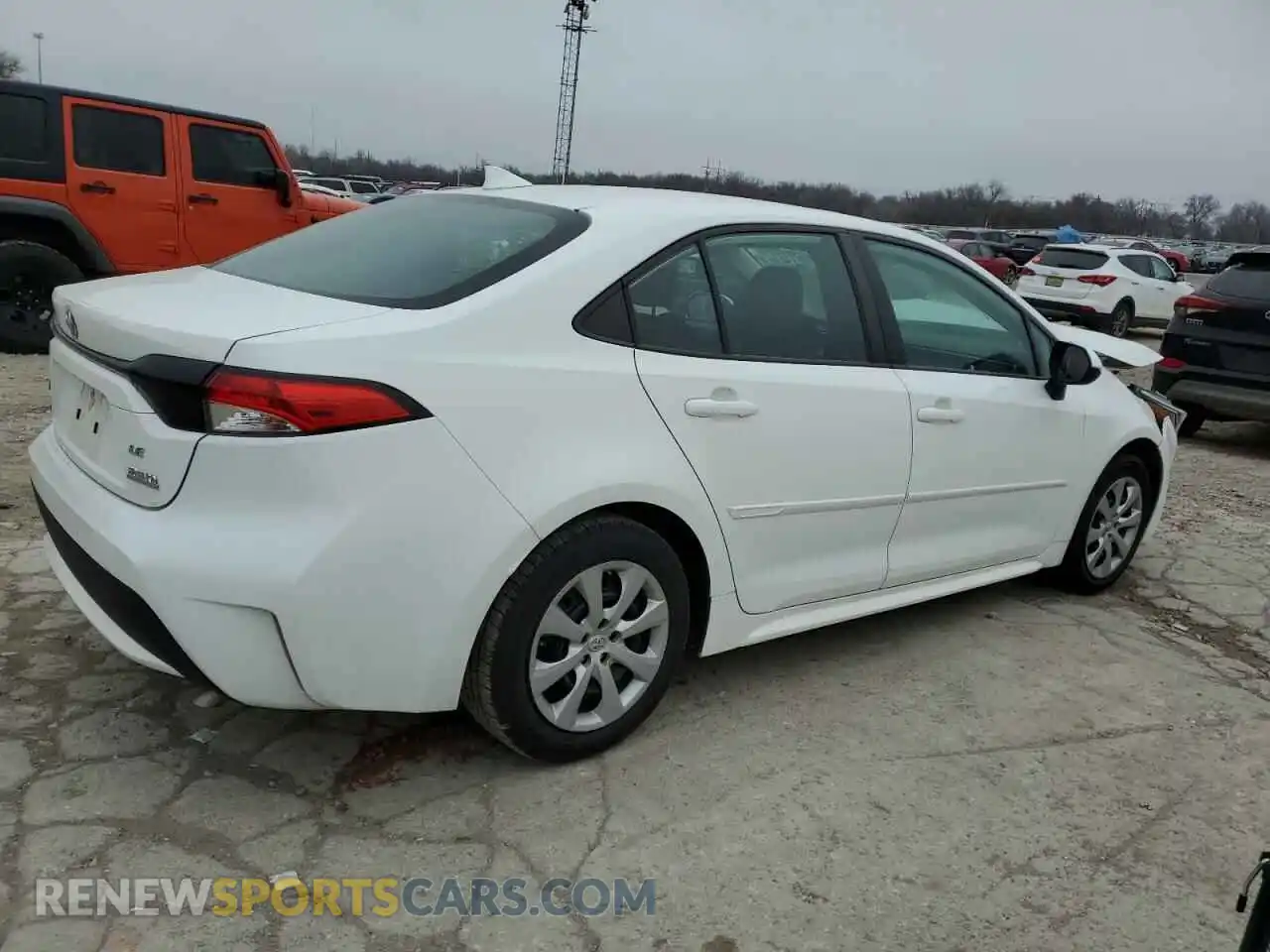 3 Photograph of a damaged car 5YFEPMAE7MP162030 TOYOTA COROLLA 2021