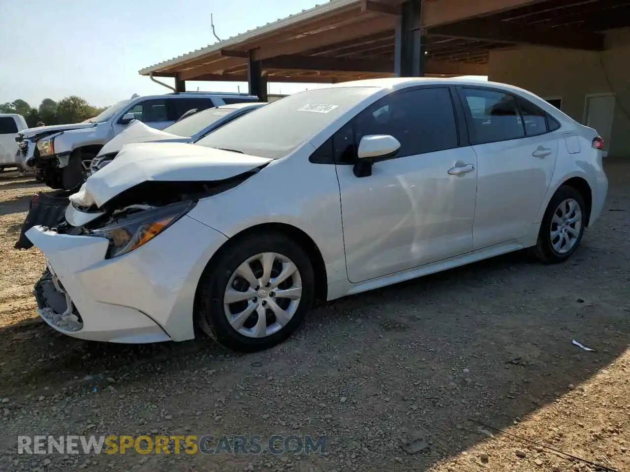 1 Photograph of a damaged car 5YFEPMAE7MP162870 TOYOTA COROLLA 2021