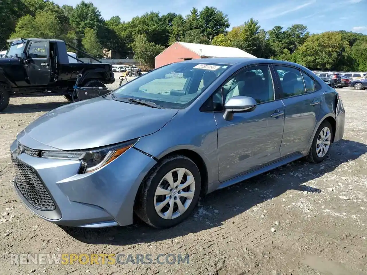 1 fotografías del automóvil dañado 5YFEPMAE7MP162948 TOYOTA COROLLA 2021