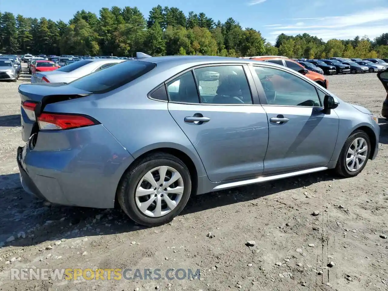 3 fotografías del automóvil dañado 5YFEPMAE7MP162948 TOYOTA COROLLA 2021