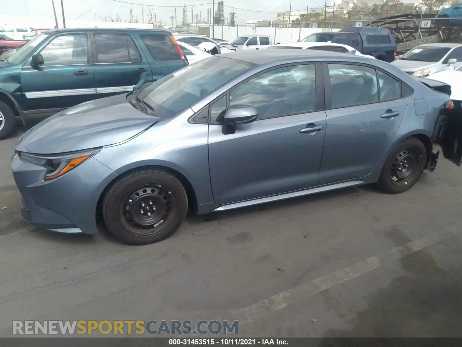 2 Фотография поврежденного автомобиля 5YFEPMAE7MP164179 TOYOTA COROLLA 2021