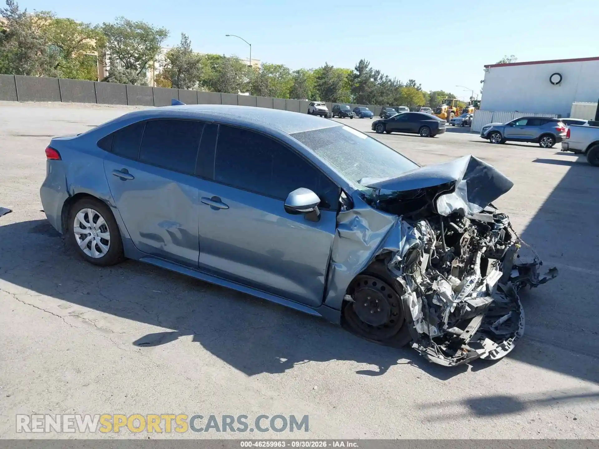 1 Фотография поврежденного автомобиля 5YFEPMAE7MP165381 TOYOTA COROLLA 2021