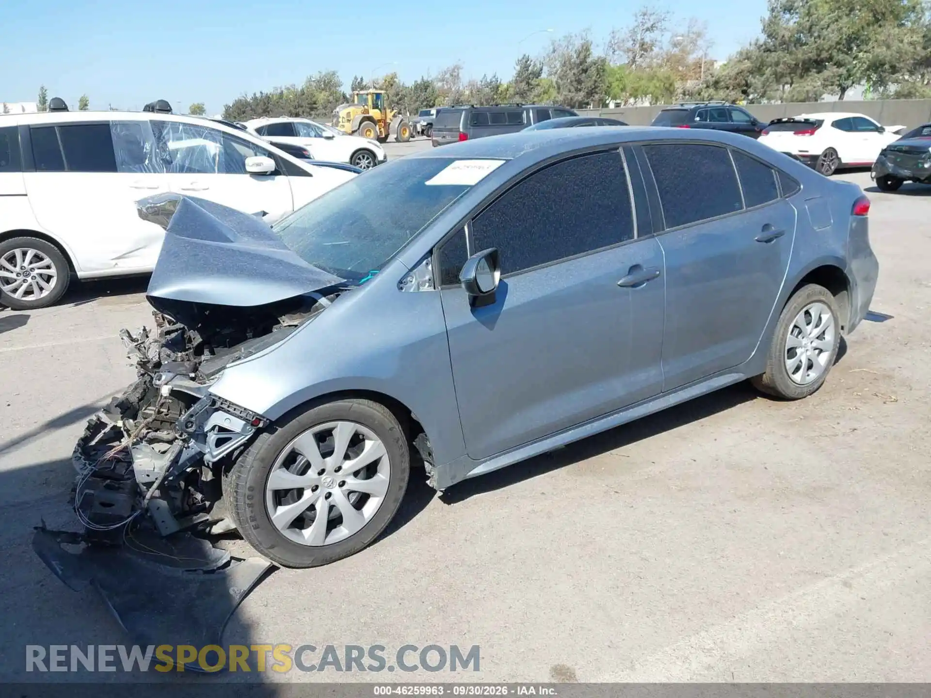 2 Фотография поврежденного автомобиля 5YFEPMAE7MP165381 TOYOTA COROLLA 2021