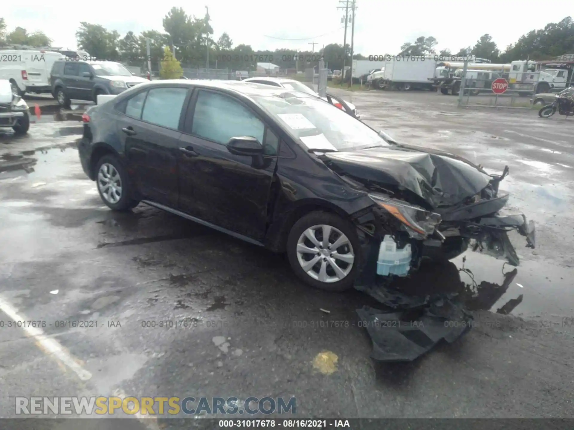 1 fotografías del automóvil dañado 5YFEPMAE7MP165610 TOYOTA COROLLA 2021