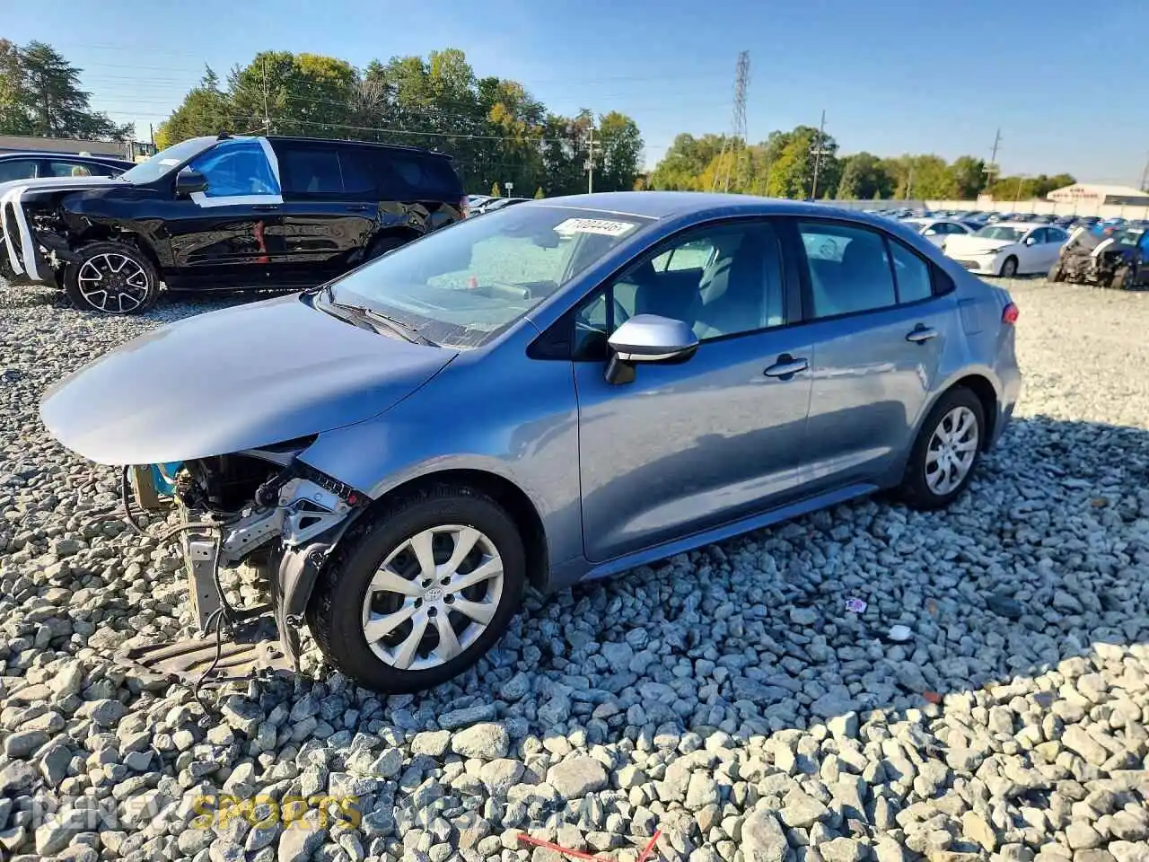 1 Photograph of a damaged car 5YFEPMAE7MP166885 TOYOTA COROLLA 2021