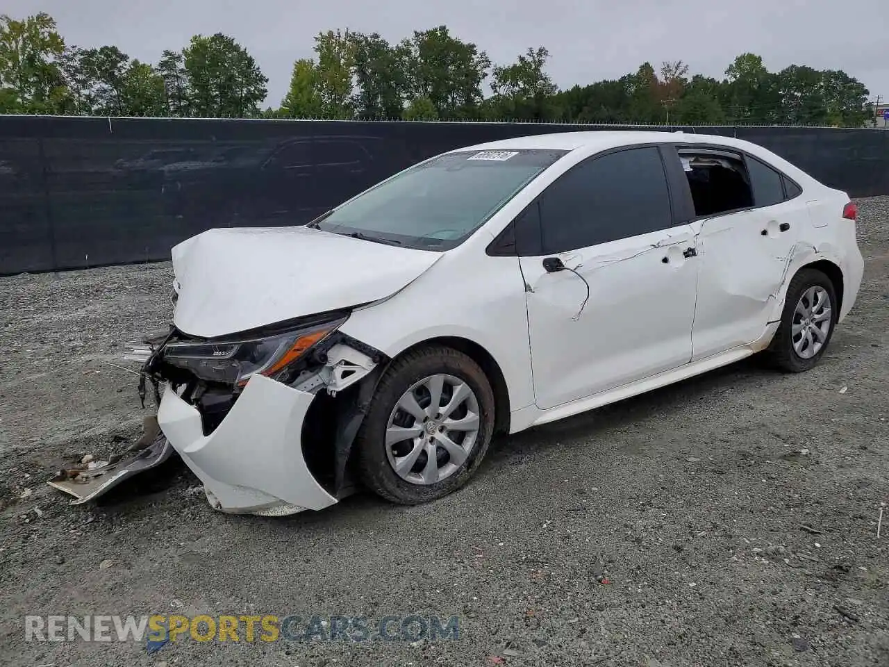 1 Photograph of a damaged car 5YFEPMAE7MP167454 TOYOTA COROLLA 2021