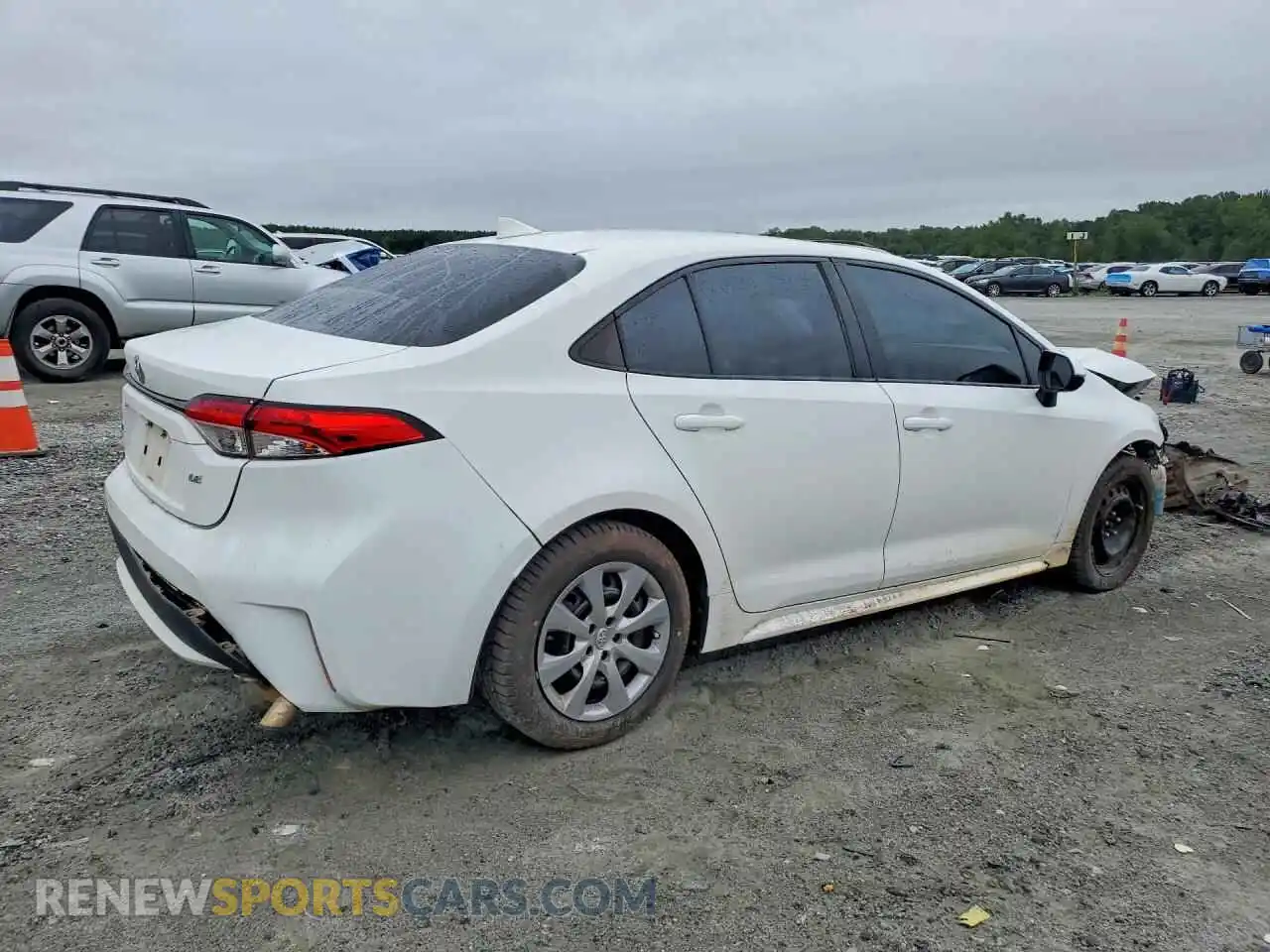 3 Photograph of a damaged car 5YFEPMAE7MP167454 TOYOTA COROLLA 2021
