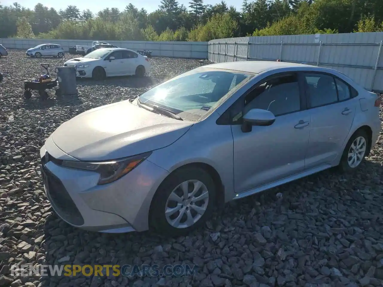 1 Photograph of a damaged car 5YFEPMAE7MP168457 TOYOTA COROLLA 2021