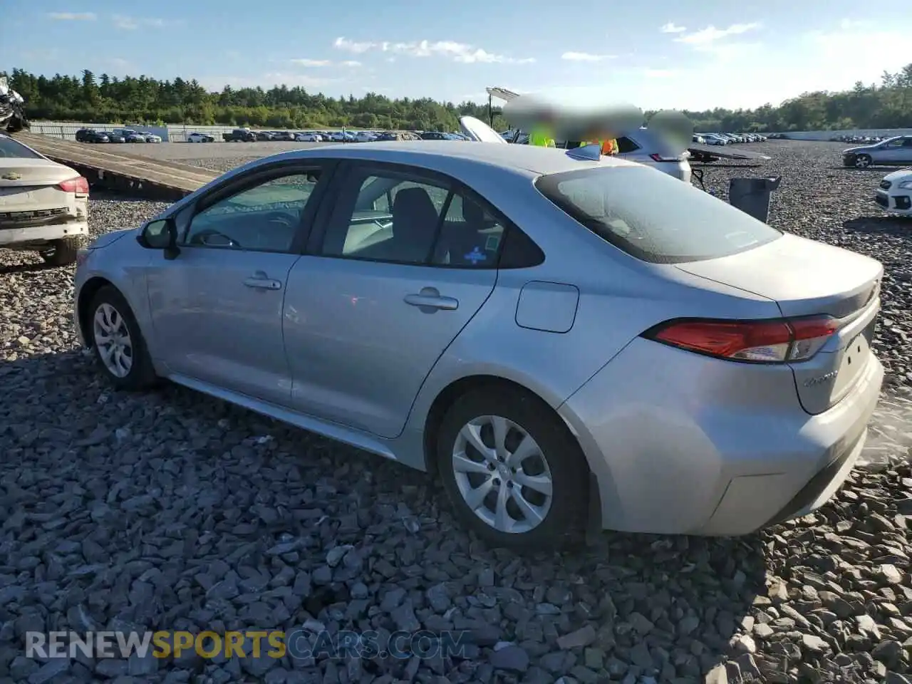 2 Photograph of a damaged car 5YFEPMAE7MP168457 TOYOTA COROLLA 2021
