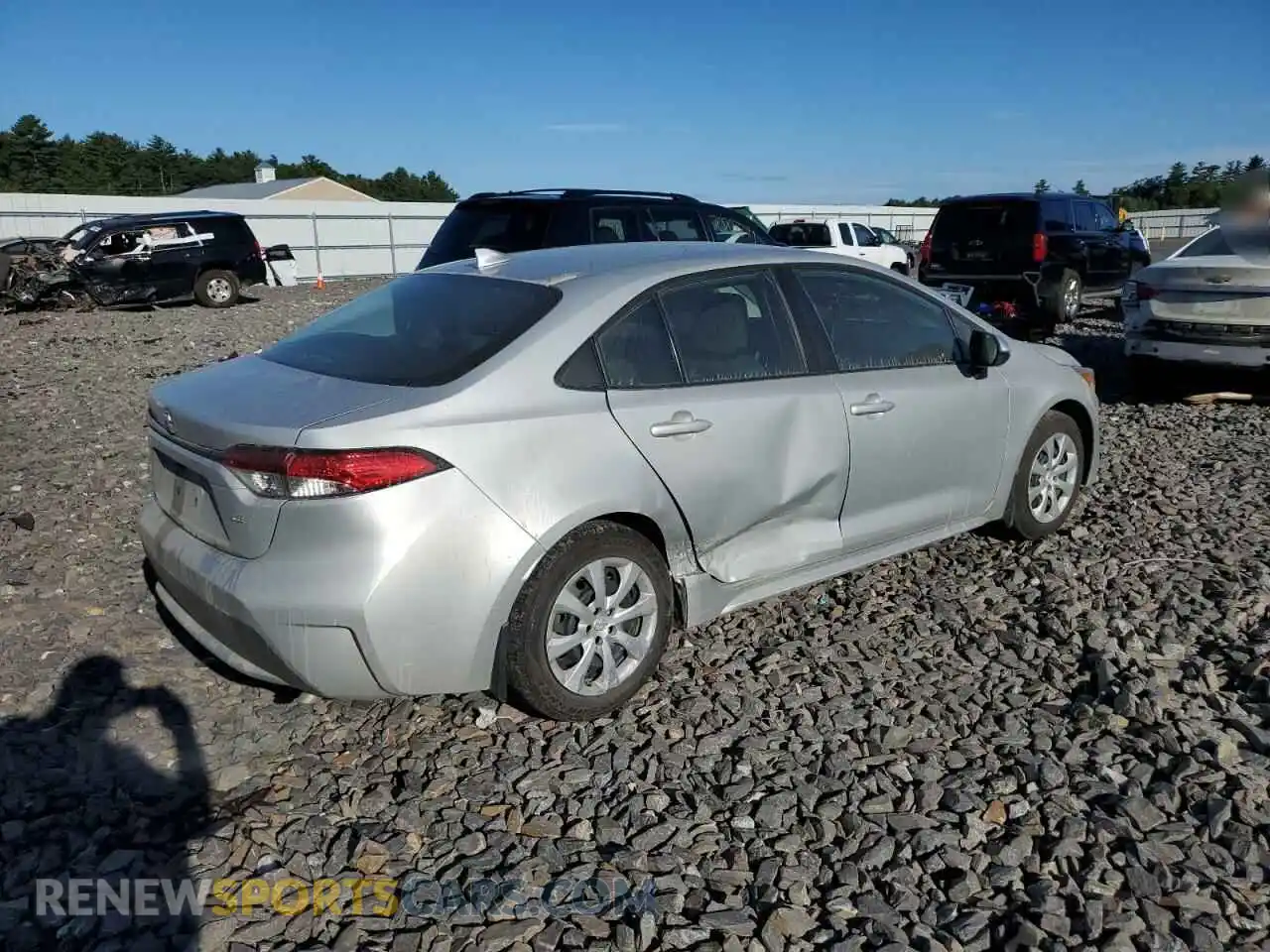 3 Photograph of a damaged car 5YFEPMAE7MP168457 TOYOTA COROLLA 2021
