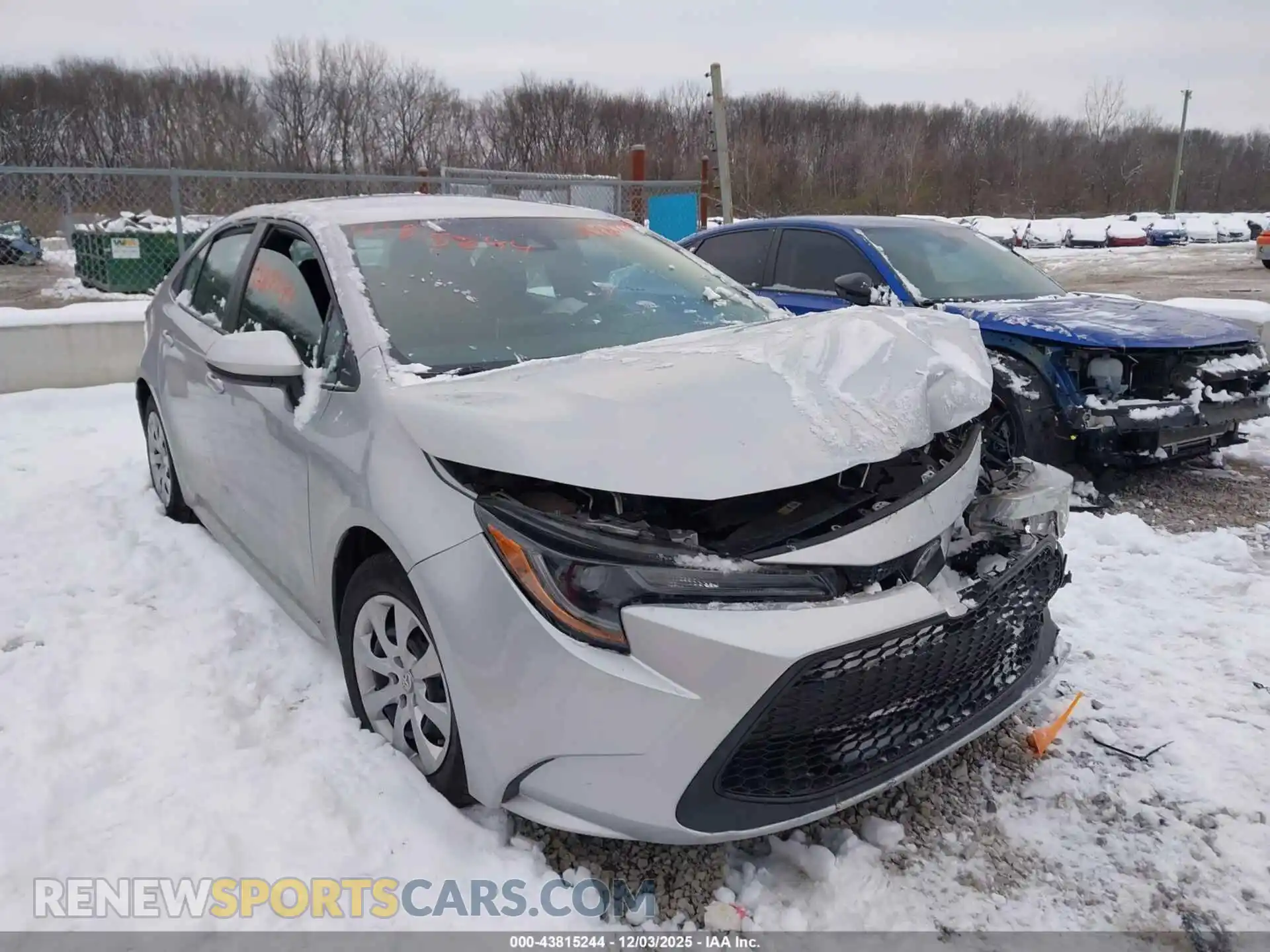 1 Photograph of a damaged car 5YFEPMAE7MP174078 TOYOTA COROLLA 2021