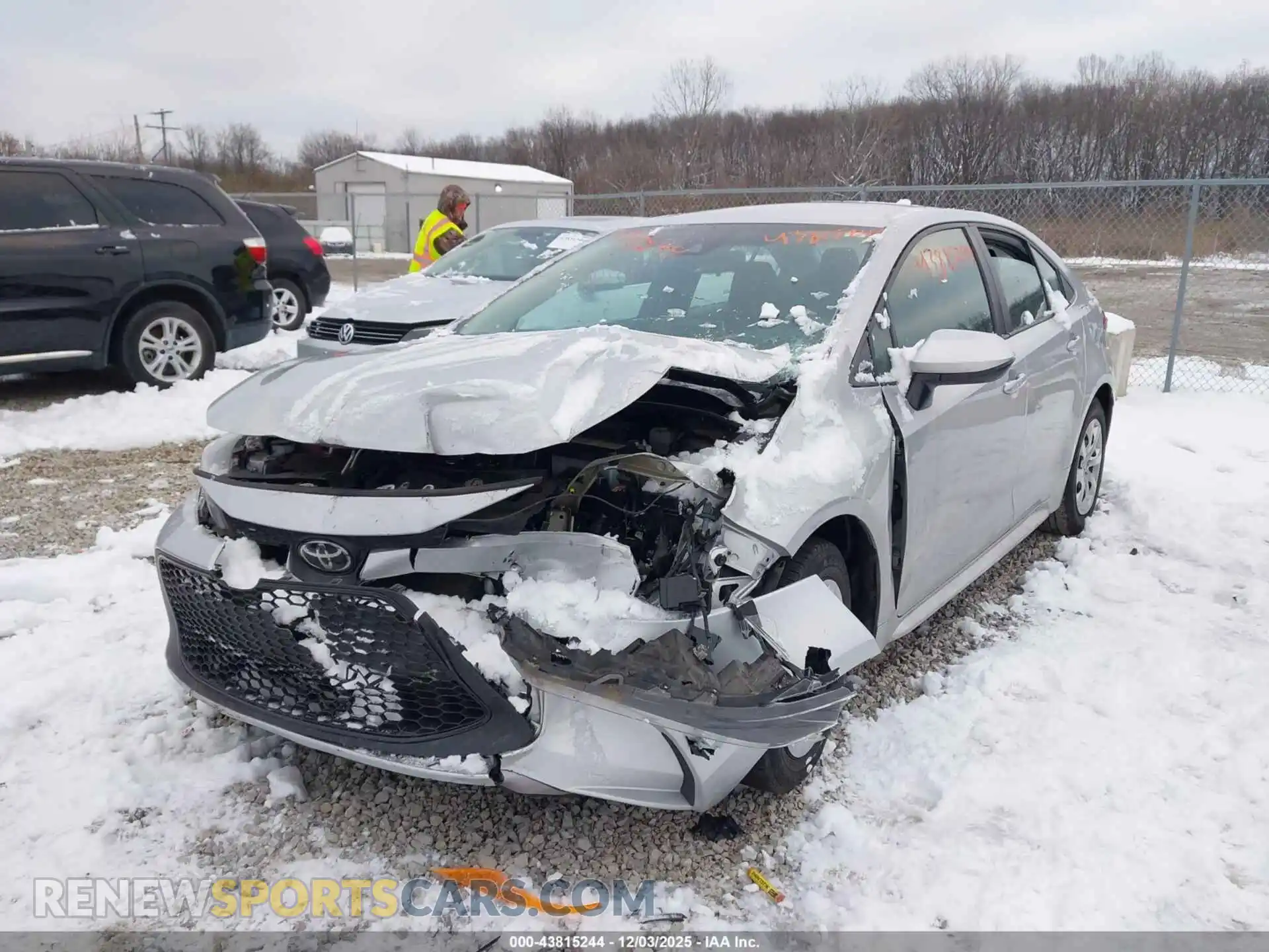 2 Photograph of a damaged car 5YFEPMAE7MP174078 TOYOTA COROLLA 2021