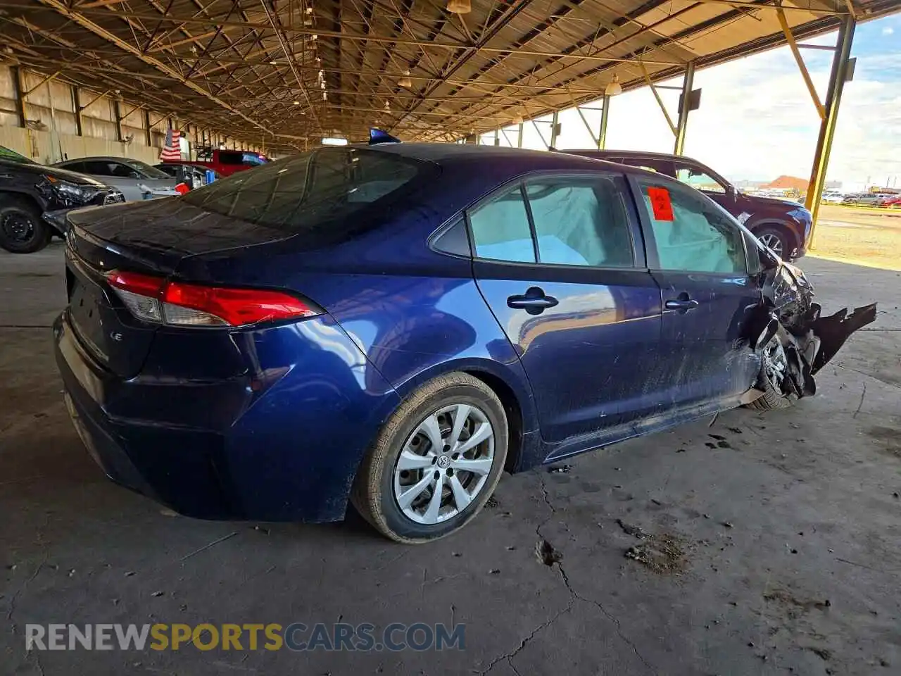 3 Фотография поврежденного автомобиля 5YFEPMAE7MP175456 TOYOTA COROLLA 2021