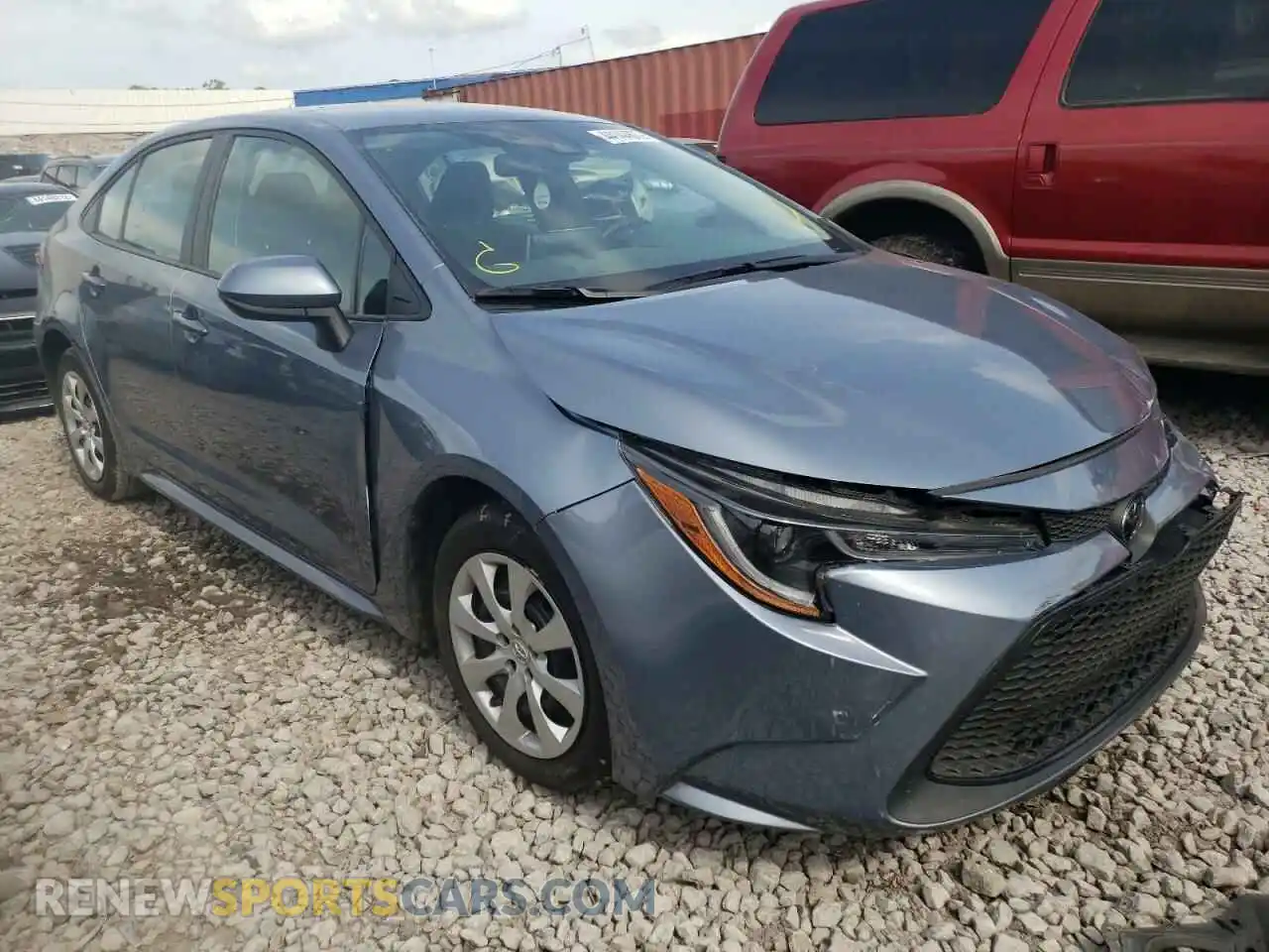 1 Photograph of a damaged car 5YFEPMAE7MP175859 TOYOTA COROLLA 2021