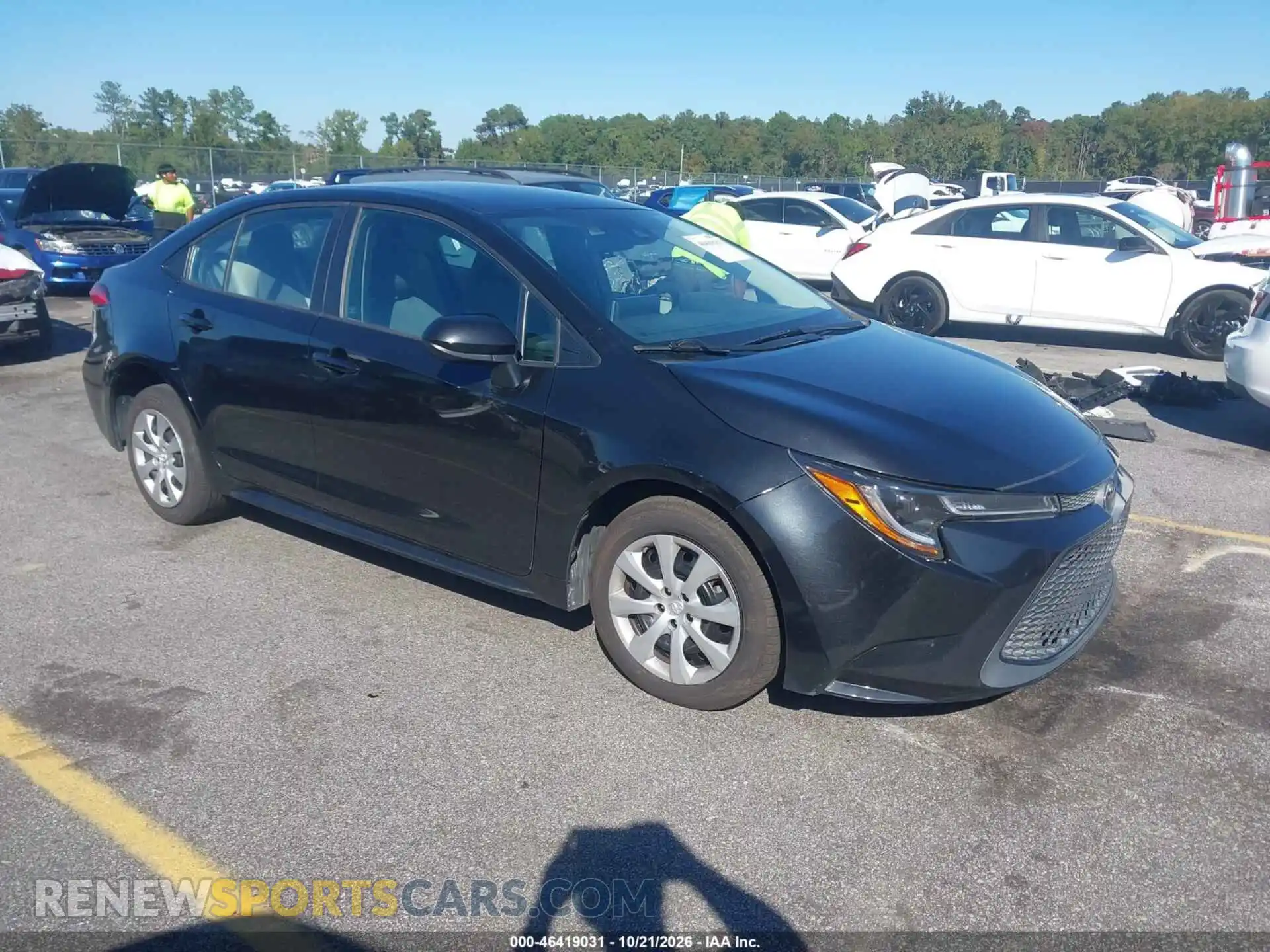 1 fotografías del automóvil dañado 5YFEPMAE7MP177515 TOYOTA COROLLA 2021