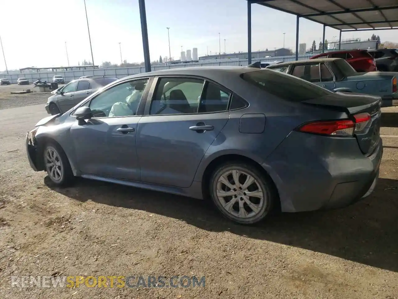2 Photograph of a damaged car 5YFEPMAE7MP180284 TOYOTA COROLLA 2021