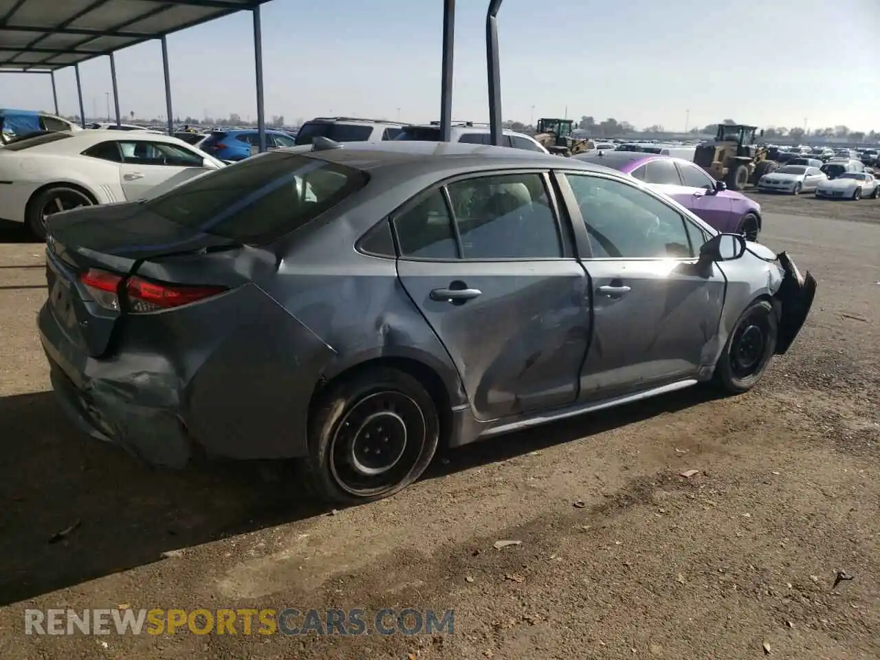3 Photograph of a damaged car 5YFEPMAE7MP180284 TOYOTA COROLLA 2021