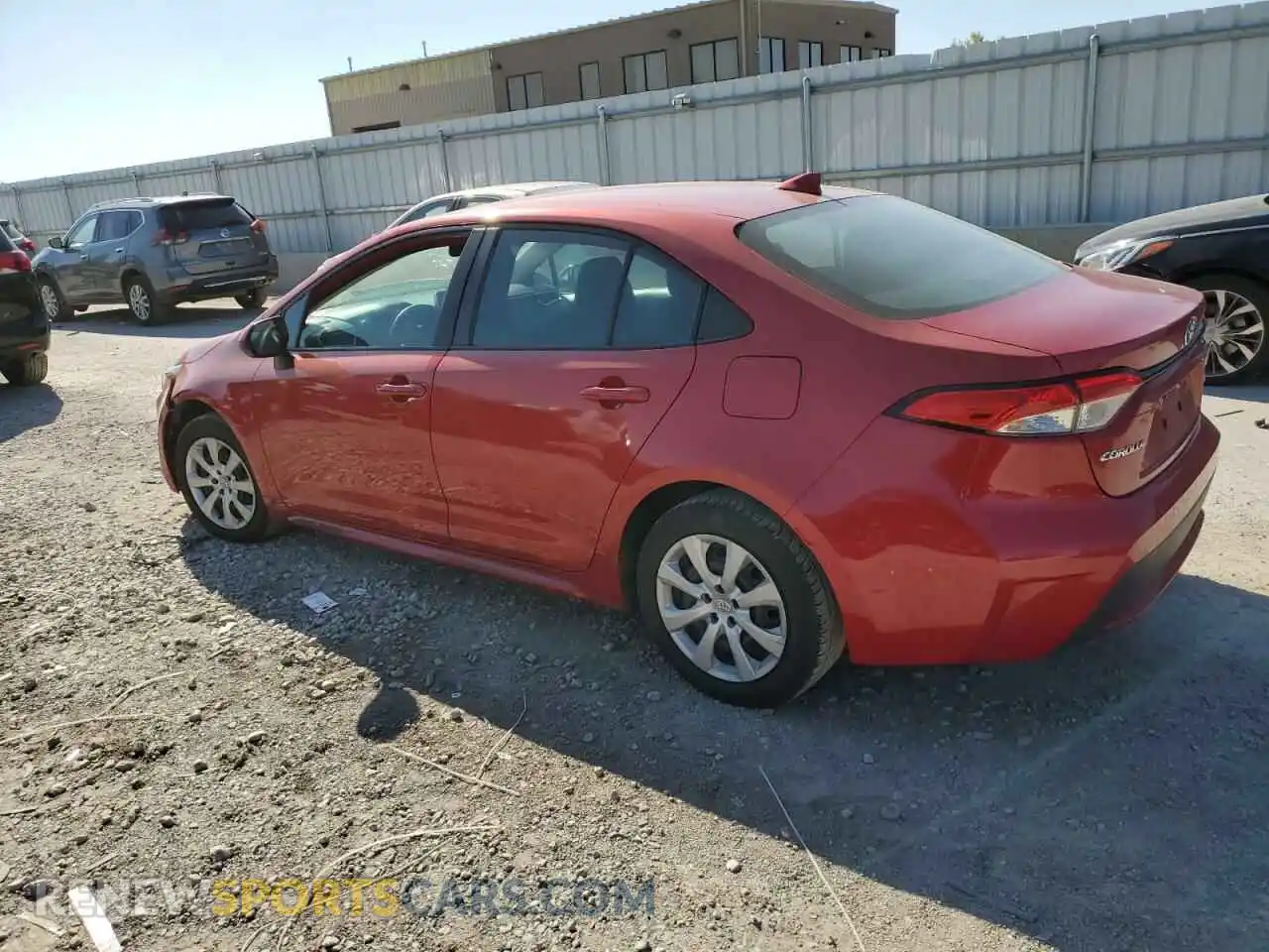 2 Photograph of a damaged car 5YFEPMAE7MP180947 TOYOTA COROLLA 2021