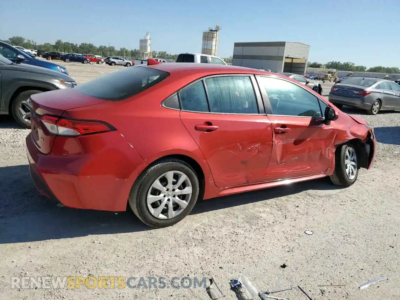 3 Photograph of a damaged car 5YFEPMAE7MP180947 TOYOTA COROLLA 2021
