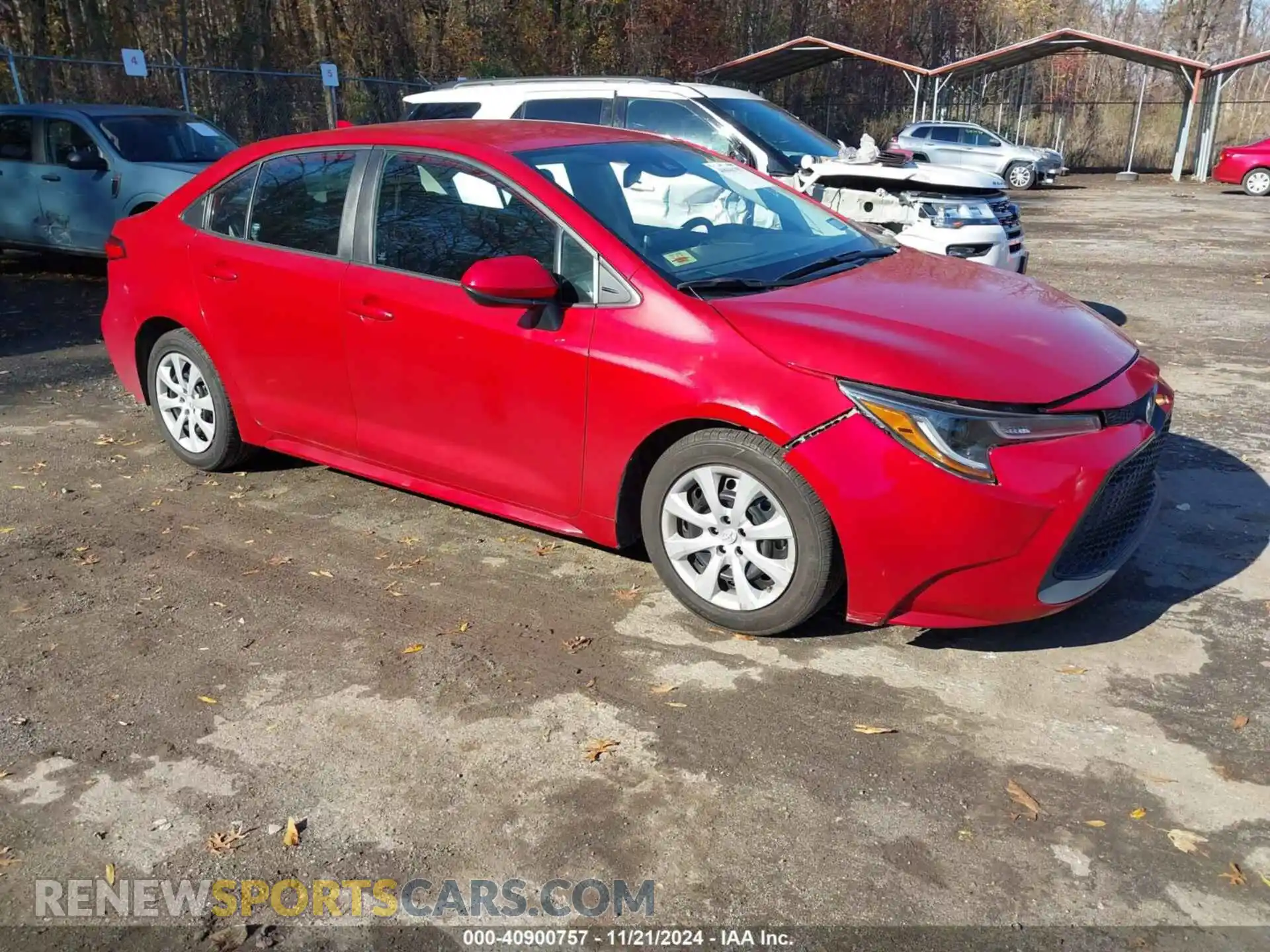1 Photograph of a damaged car 5YFEPMAE7MP181161 TOYOTA COROLLA 2021