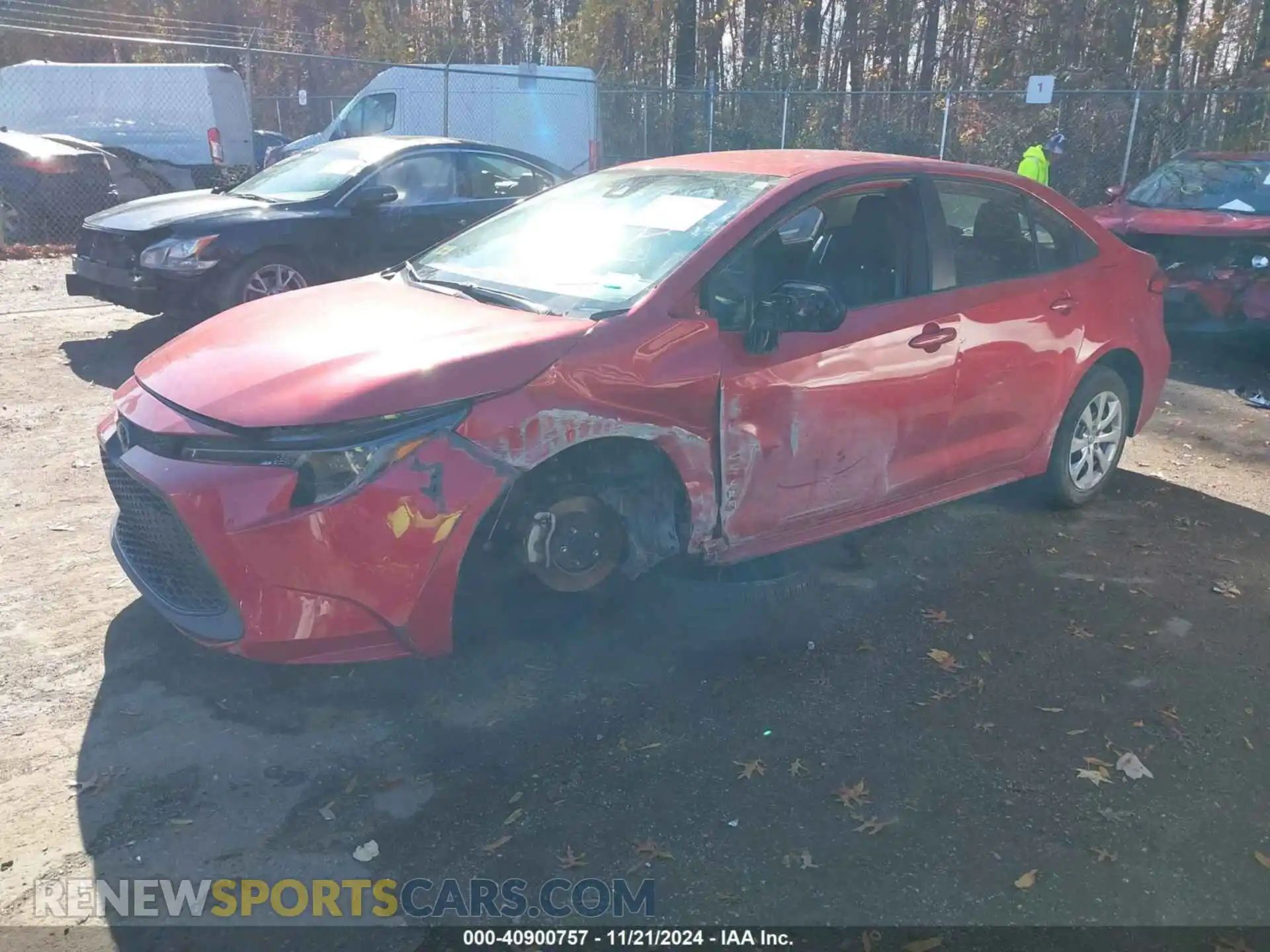 2 Photograph of a damaged car 5YFEPMAE7MP181161 TOYOTA COROLLA 2021