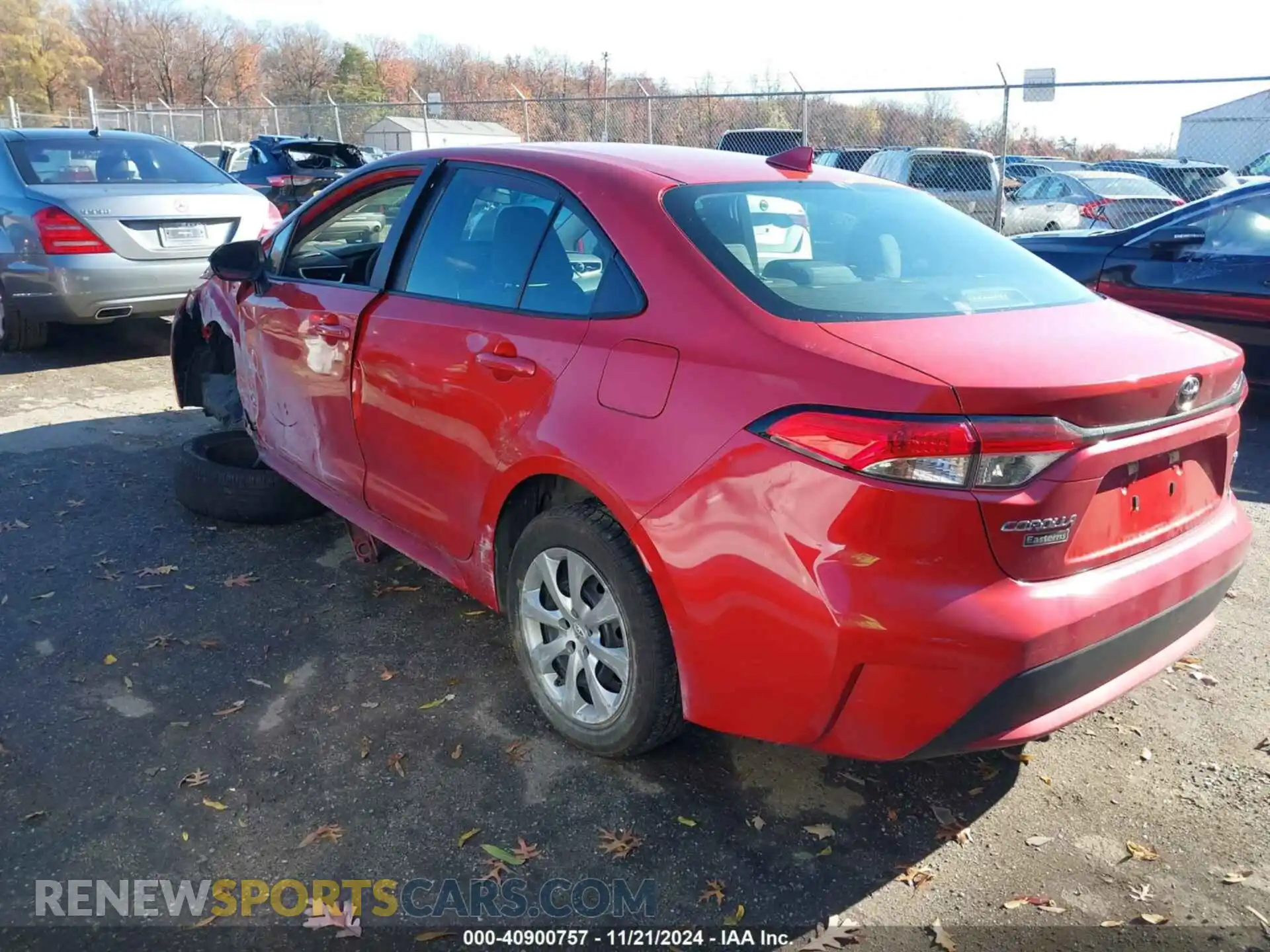 3 Photograph of a damaged car 5YFEPMAE7MP181161 TOYOTA COROLLA 2021