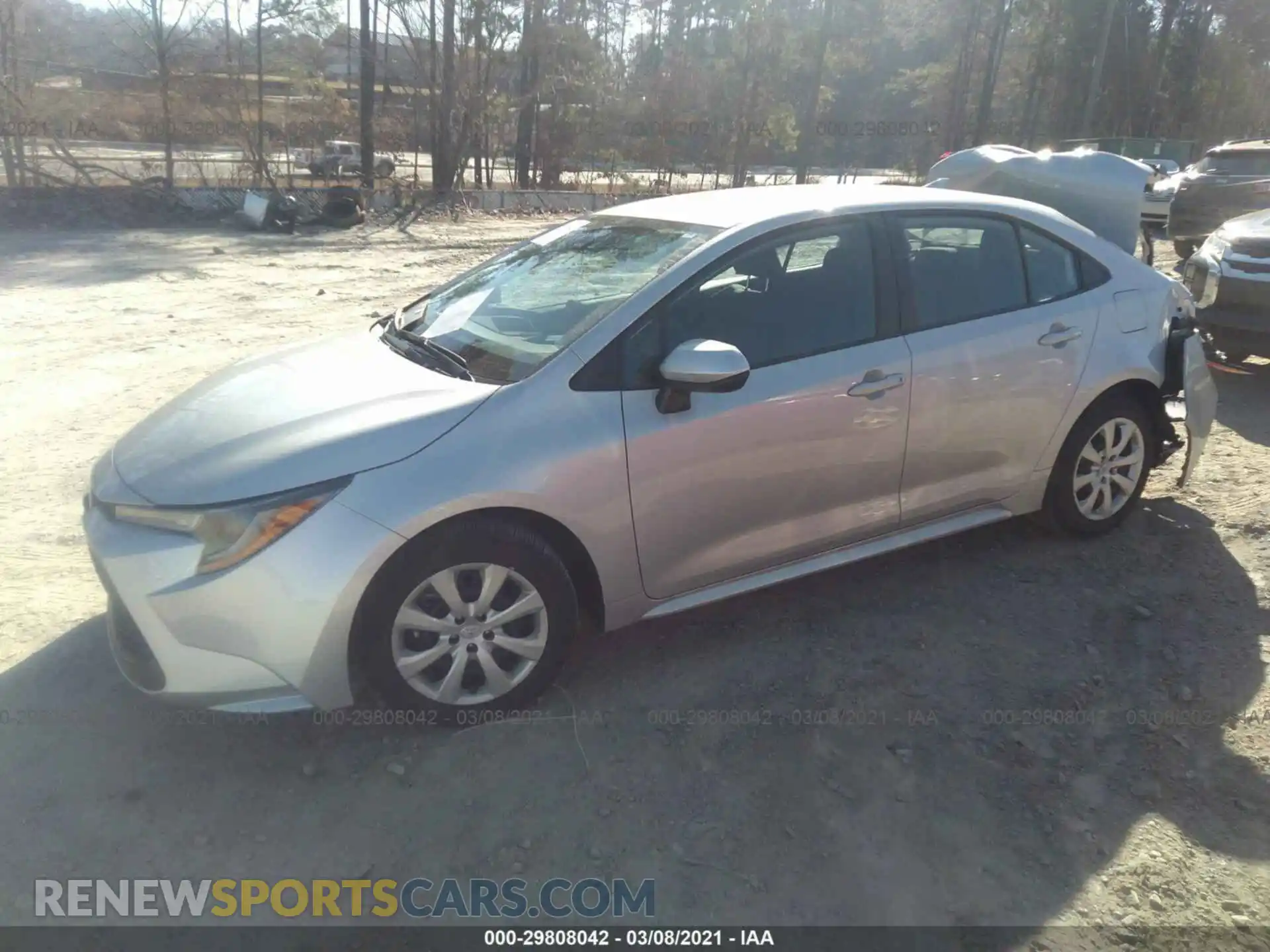 2 Photograph of a damaged car 5YFEPMAE7MP181175 TOYOTA COROLLA 2021