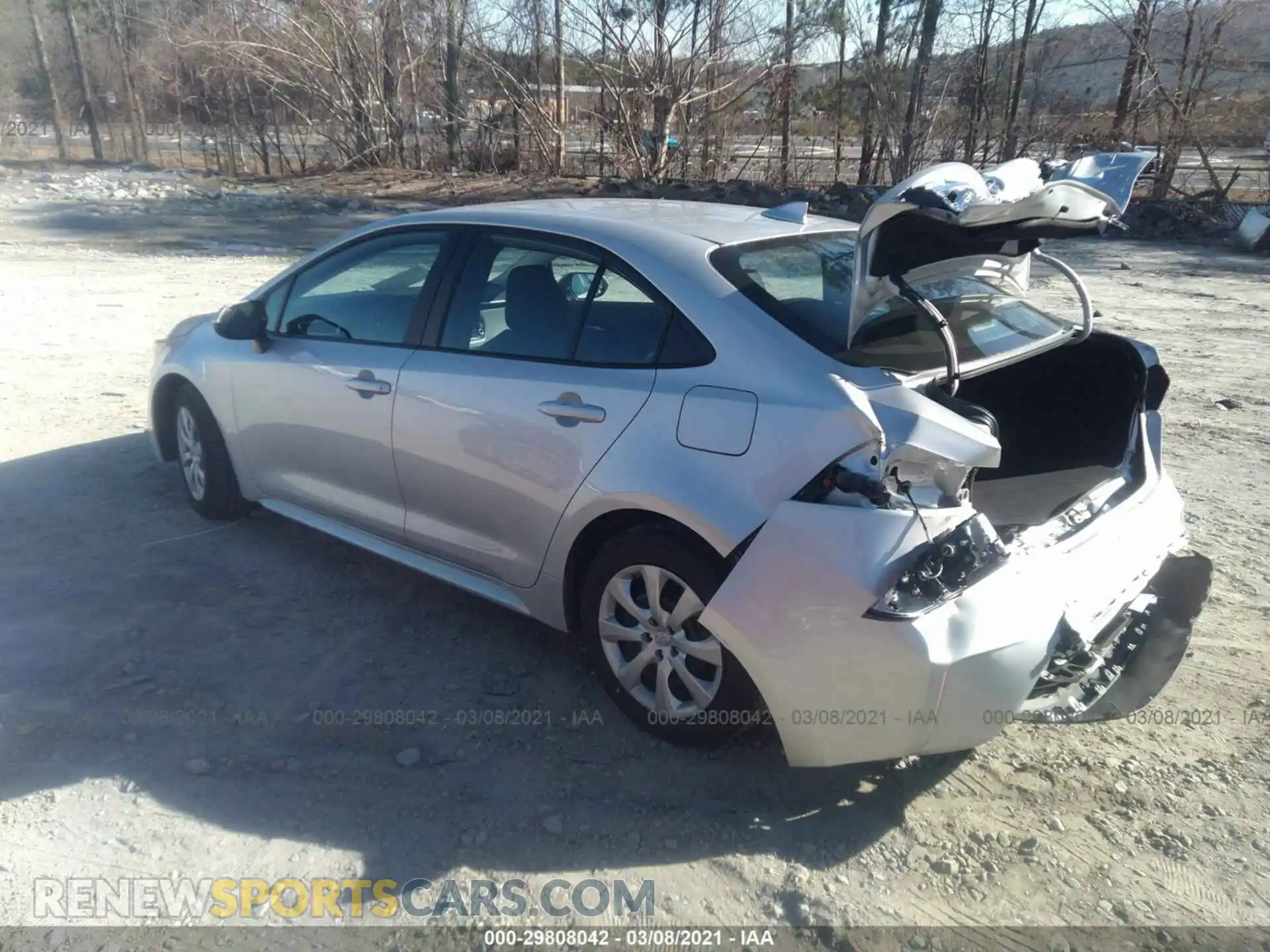 3 Photograph of a damaged car 5YFEPMAE7MP181175 TOYOTA COROLLA 2021