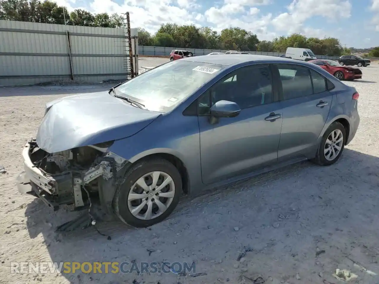 1 Photograph of a damaged car 5YFEPMAE7MP181774 TOYOTA COROLLA 2021