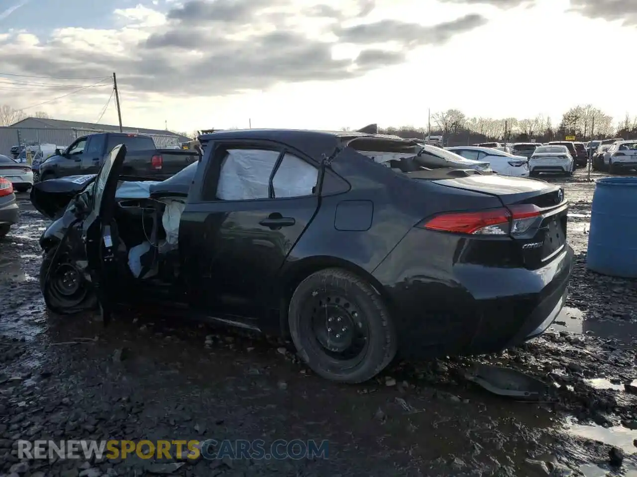 2 Photograph of a damaged car 5YFEPMAE7MP182391 TOYOTA COROLLA 2021