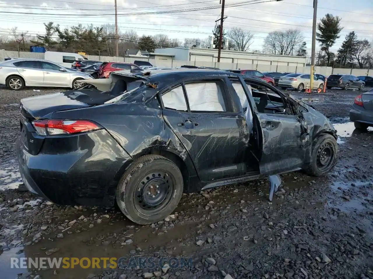3 Photograph of a damaged car 5YFEPMAE7MP182391 TOYOTA COROLLA 2021