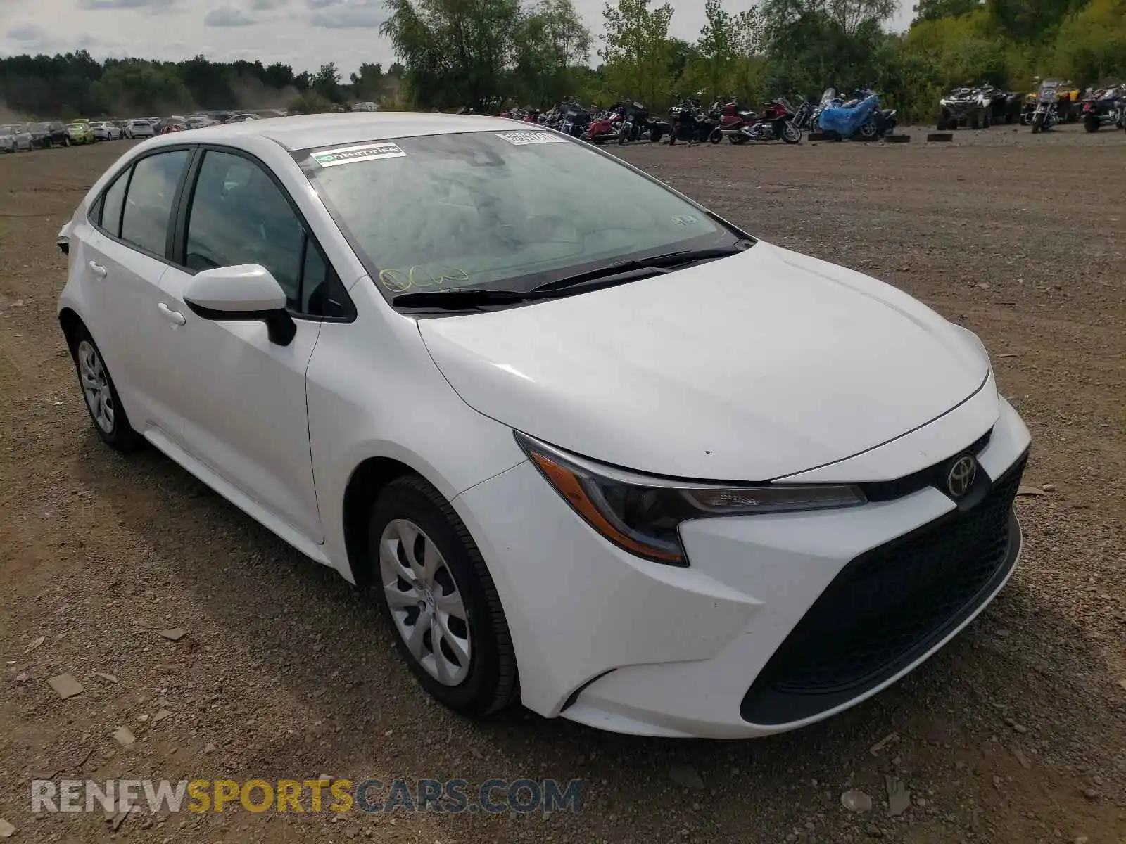 1 Photograph of a damaged car 5YFEPMAE7MP184917 TOYOTA COROLLA 2021