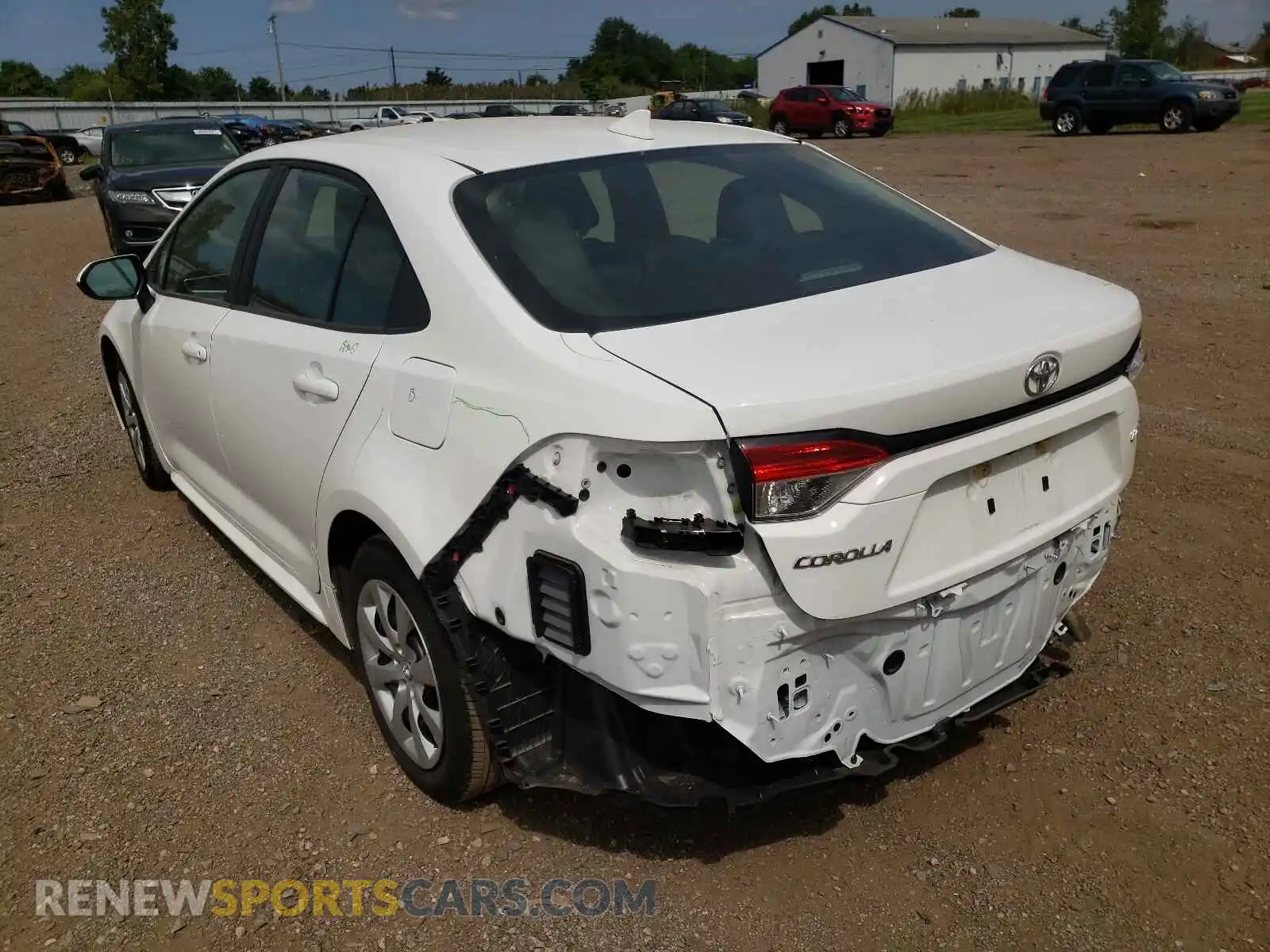 3 Photograph of a damaged car 5YFEPMAE7MP184917 TOYOTA COROLLA 2021