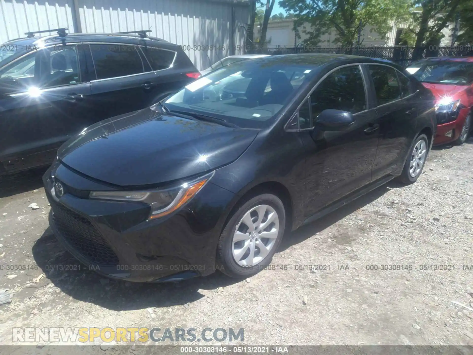 2 Photograph of a damaged car 5YFEPMAE7MP185355 TOYOTA COROLLA 2021