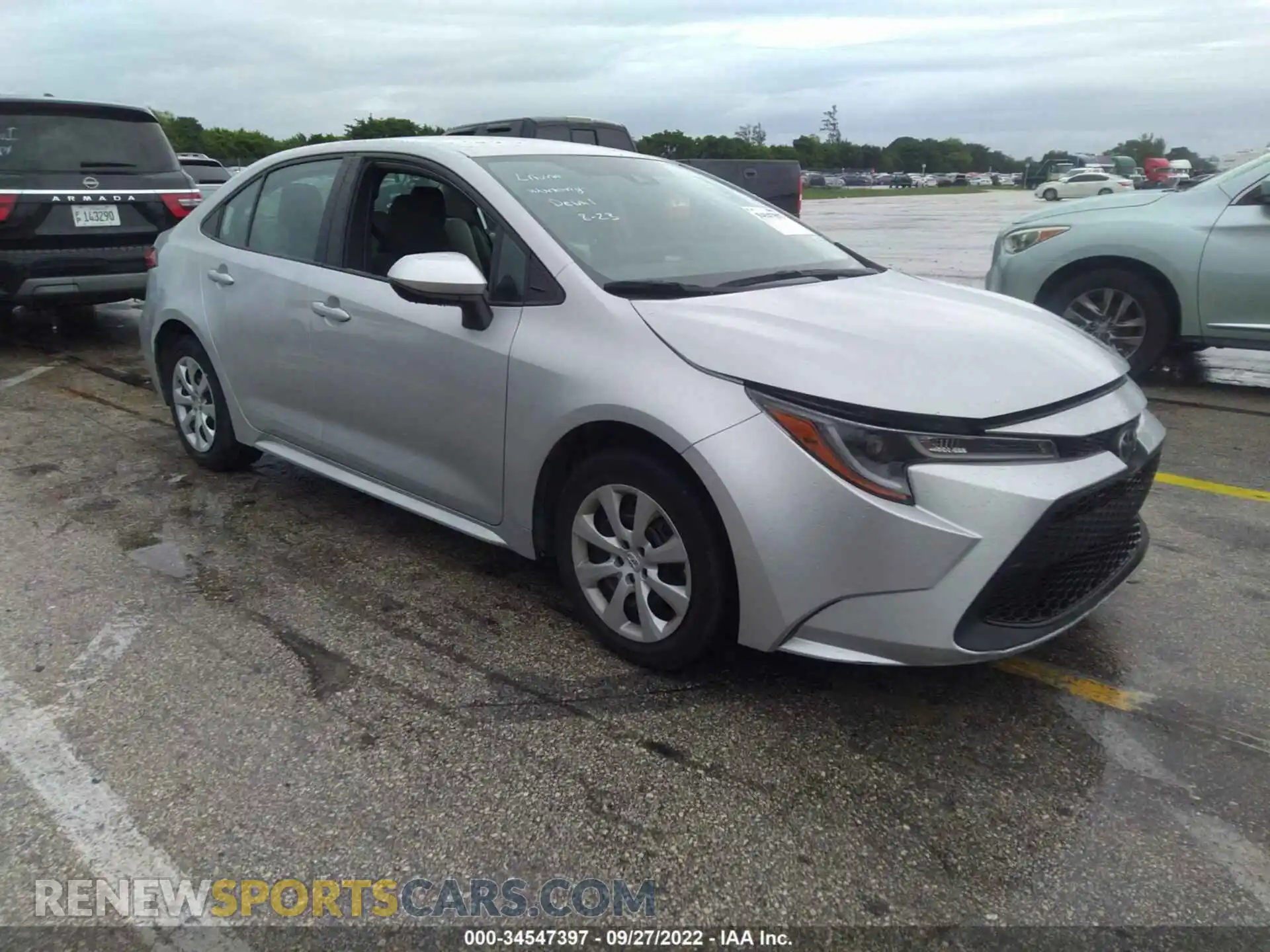 1 Photograph of a damaged car 5YFEPMAE7MP185775 TOYOTA COROLLA 2021