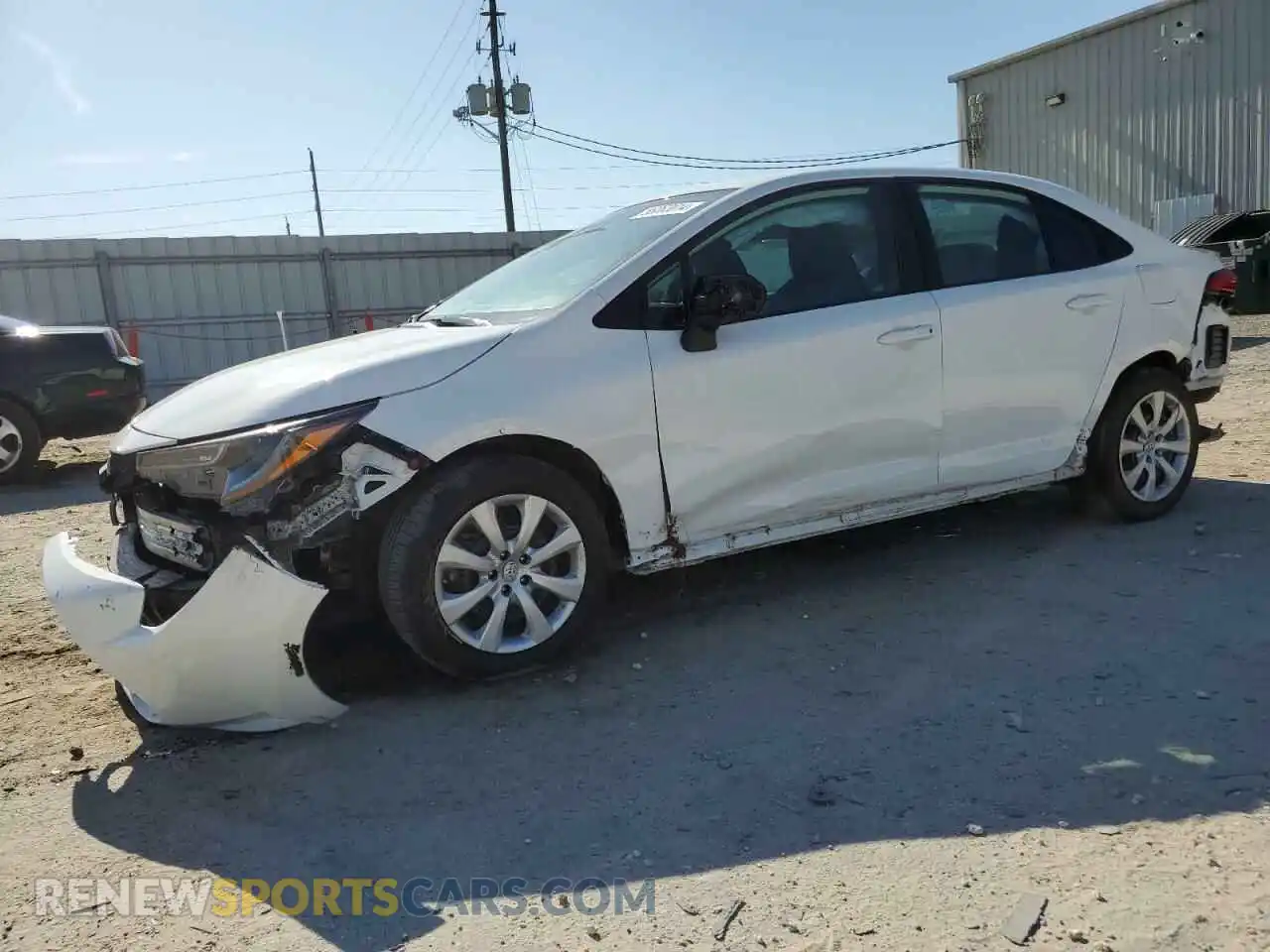 1 Photograph of a damaged car 5YFEPMAE7MP185789 TOYOTA COROLLA 2021